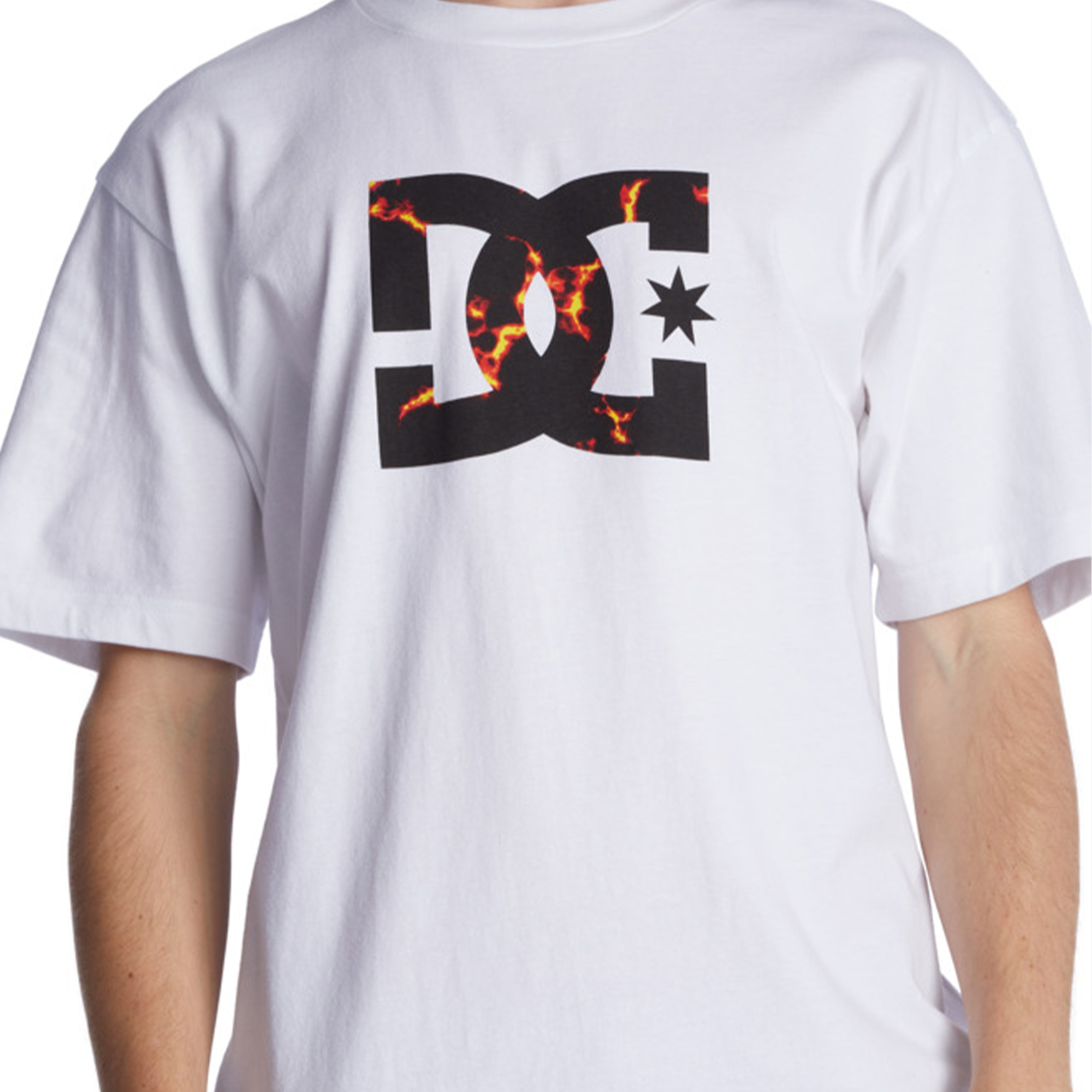 DC Shoes Dc Star Fill Erkek Beyaz T-Shirt