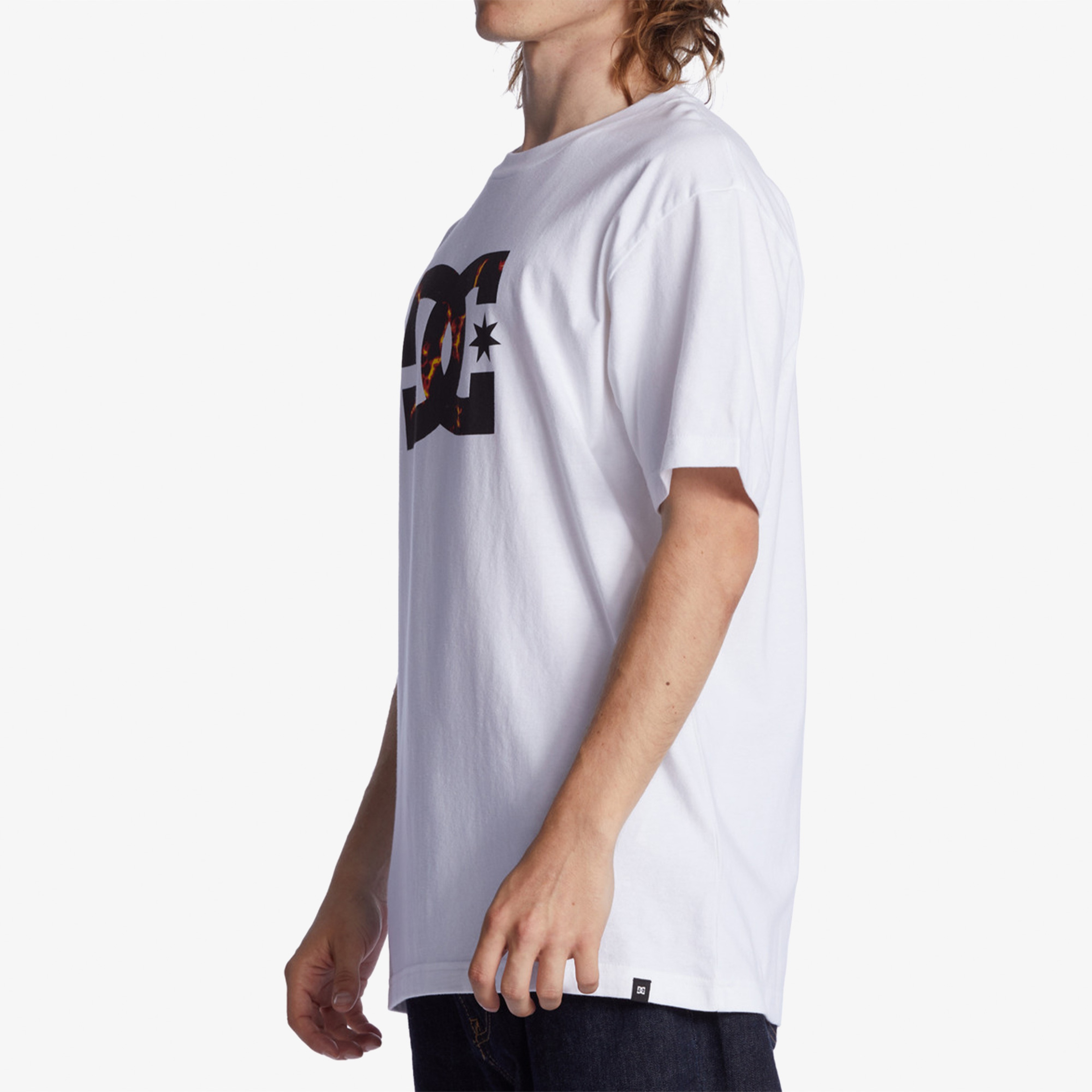 DC Shoes Dc Star Fill Erkek Beyaz T-Shirt