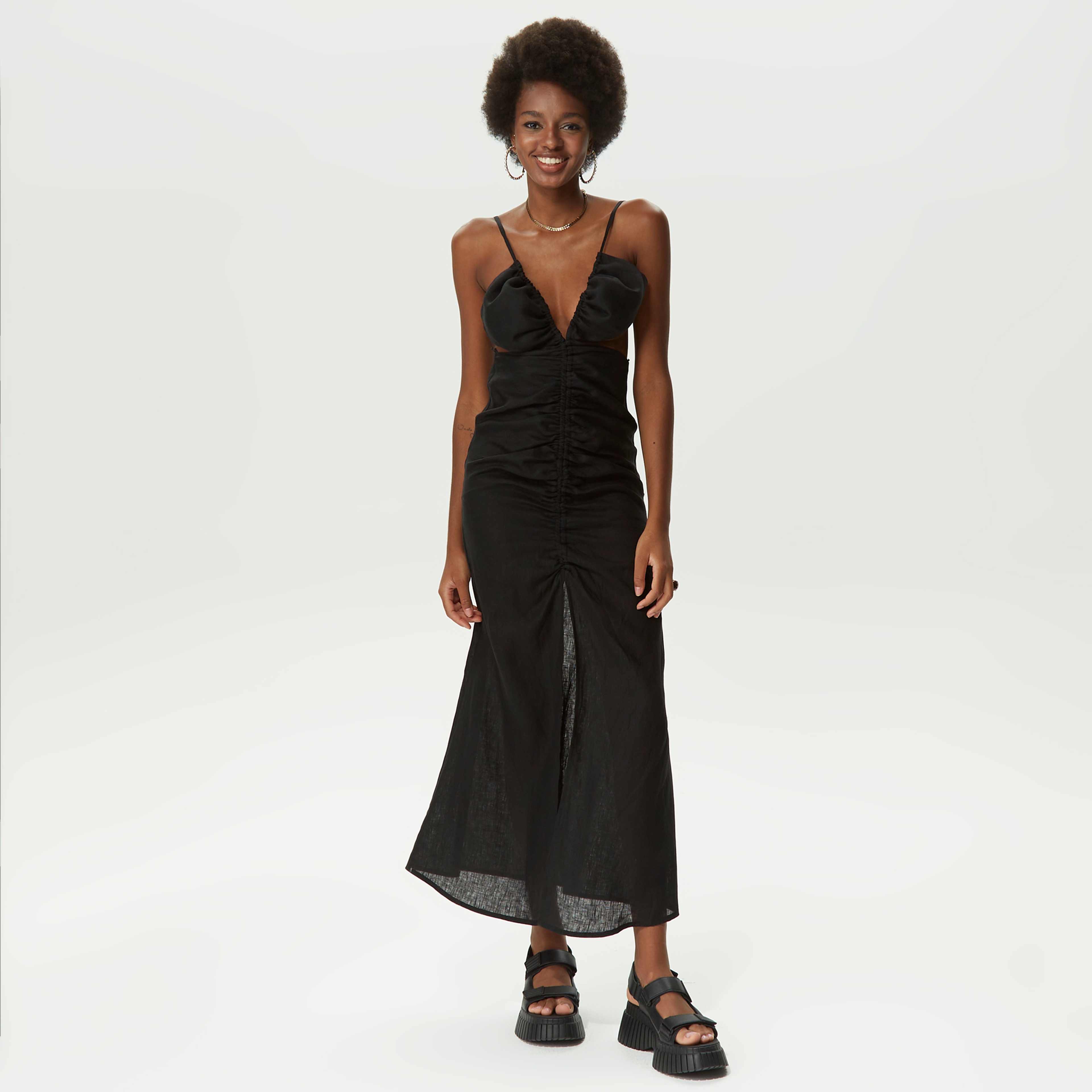 Dahlia Bianca Kadın Siyah Elbise