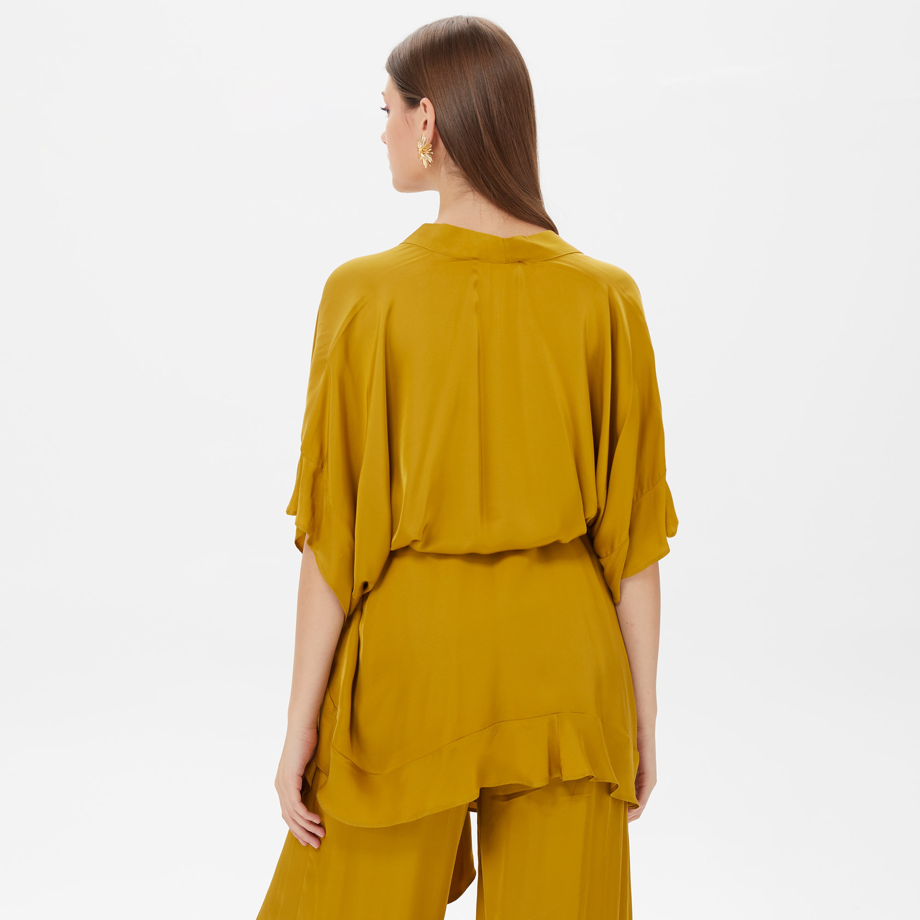 Dahlia Bianca Kadın Sarı Kimono