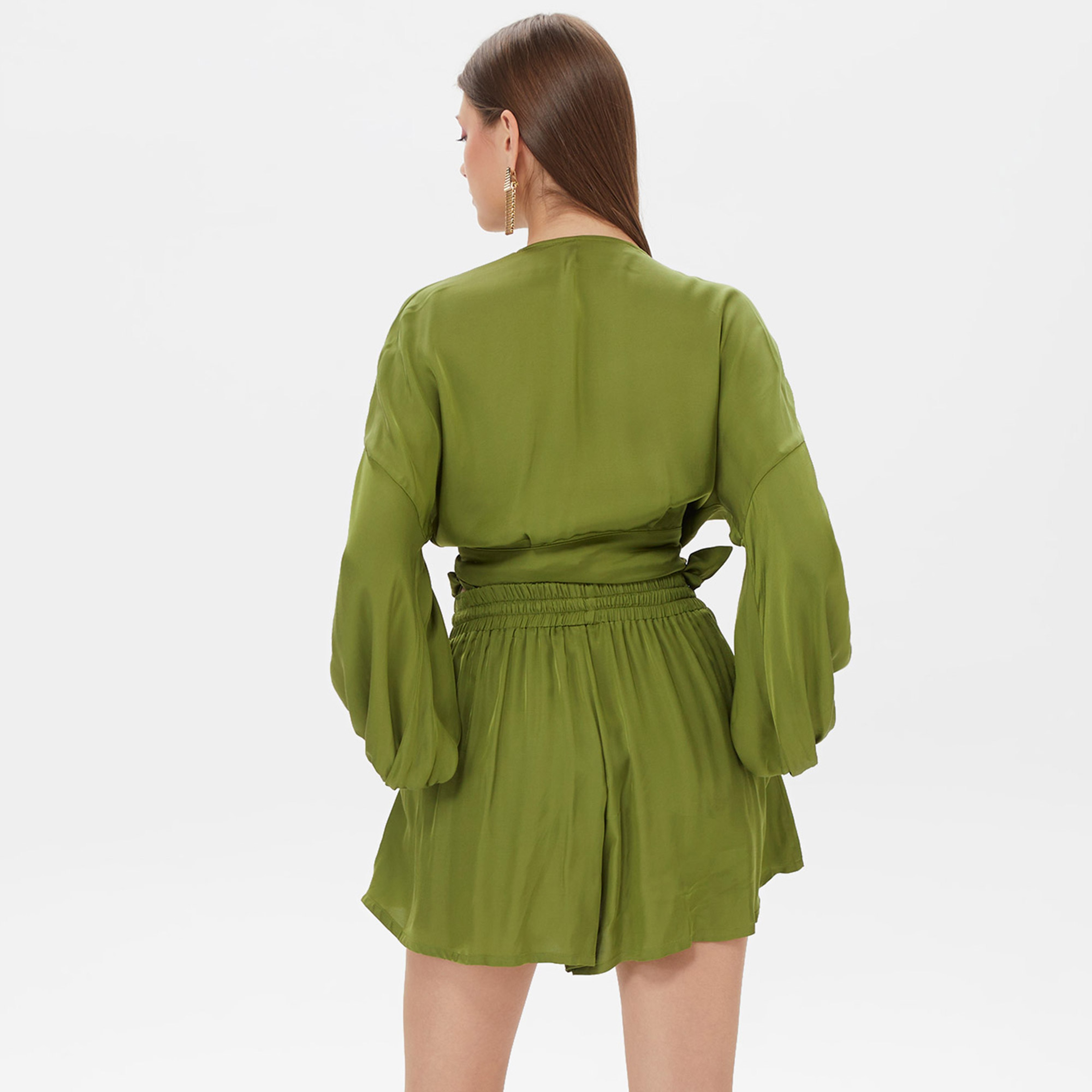 Dahlia Bianca Kadın Yeşil Şort