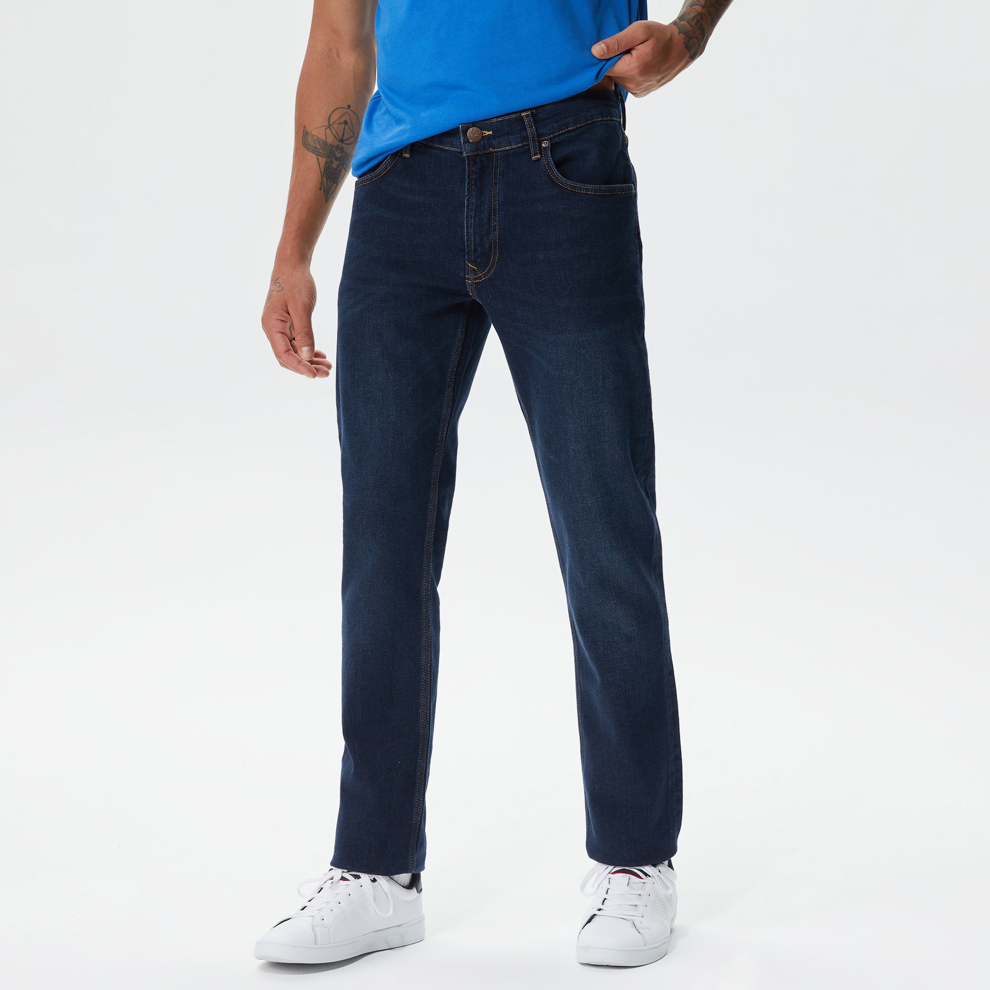 Lee Erkek Lacivert Pantolon