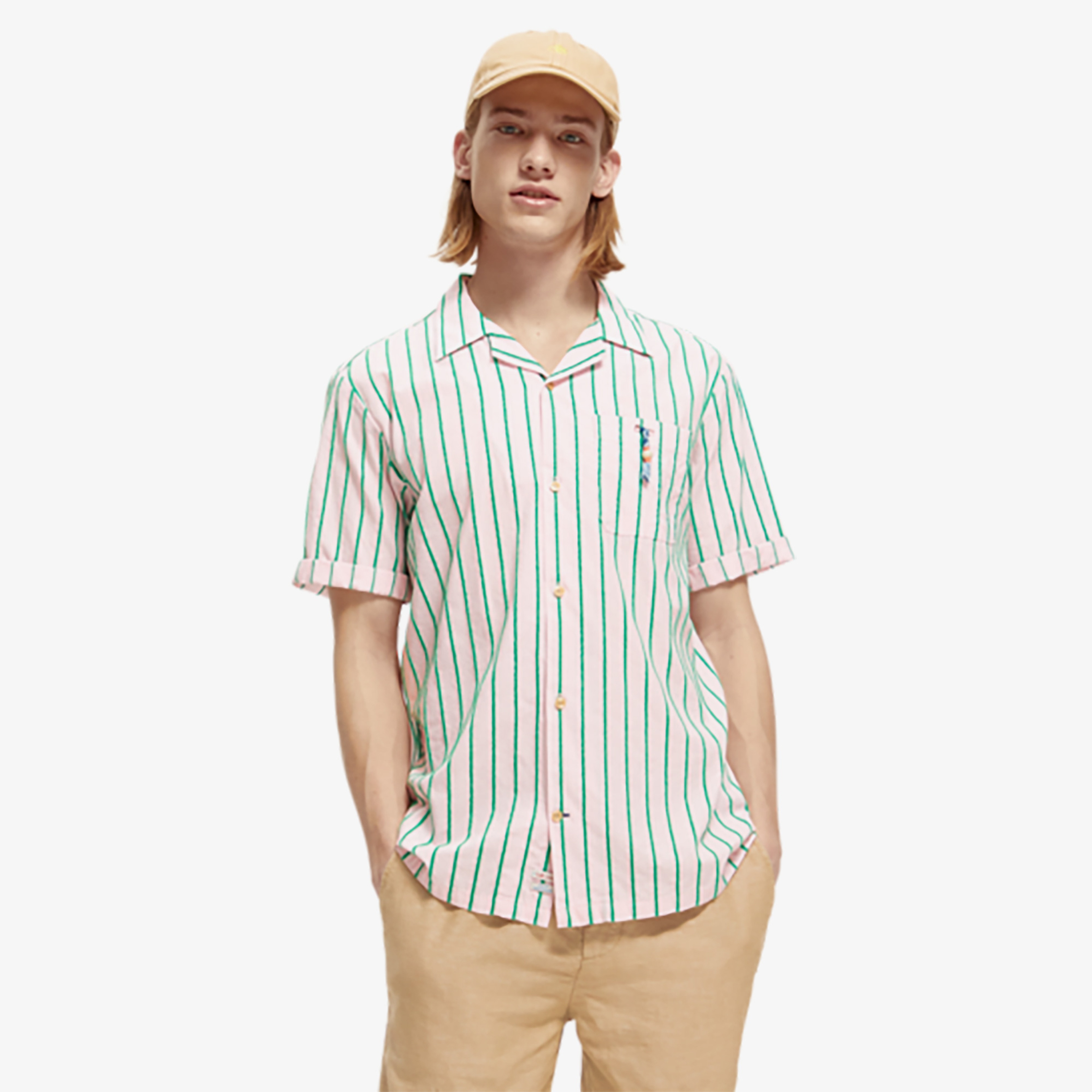 Scotch&Soda Erkek Yeşil Gömlek