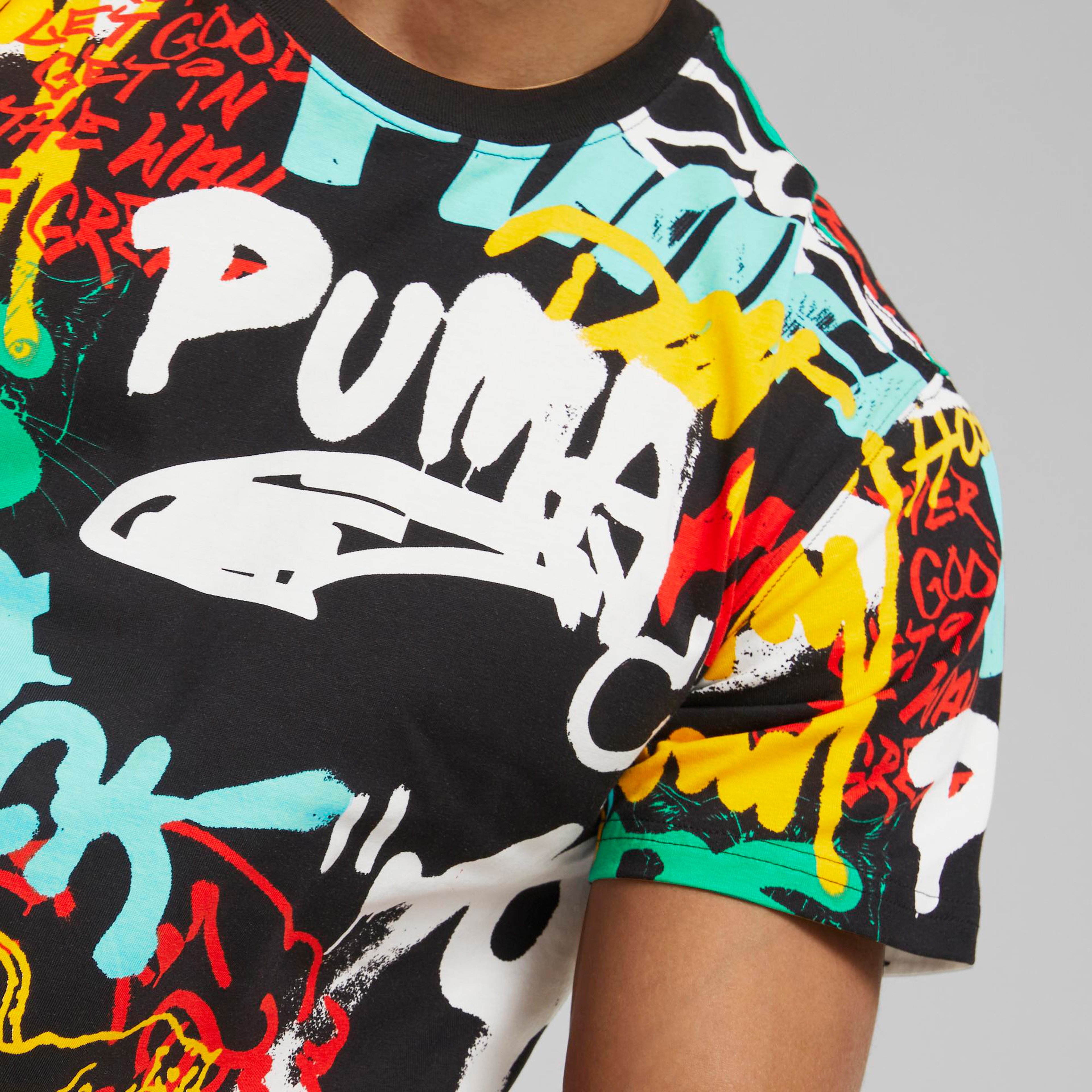 Puma Graffiti Erkek Renkli T-Shirt
