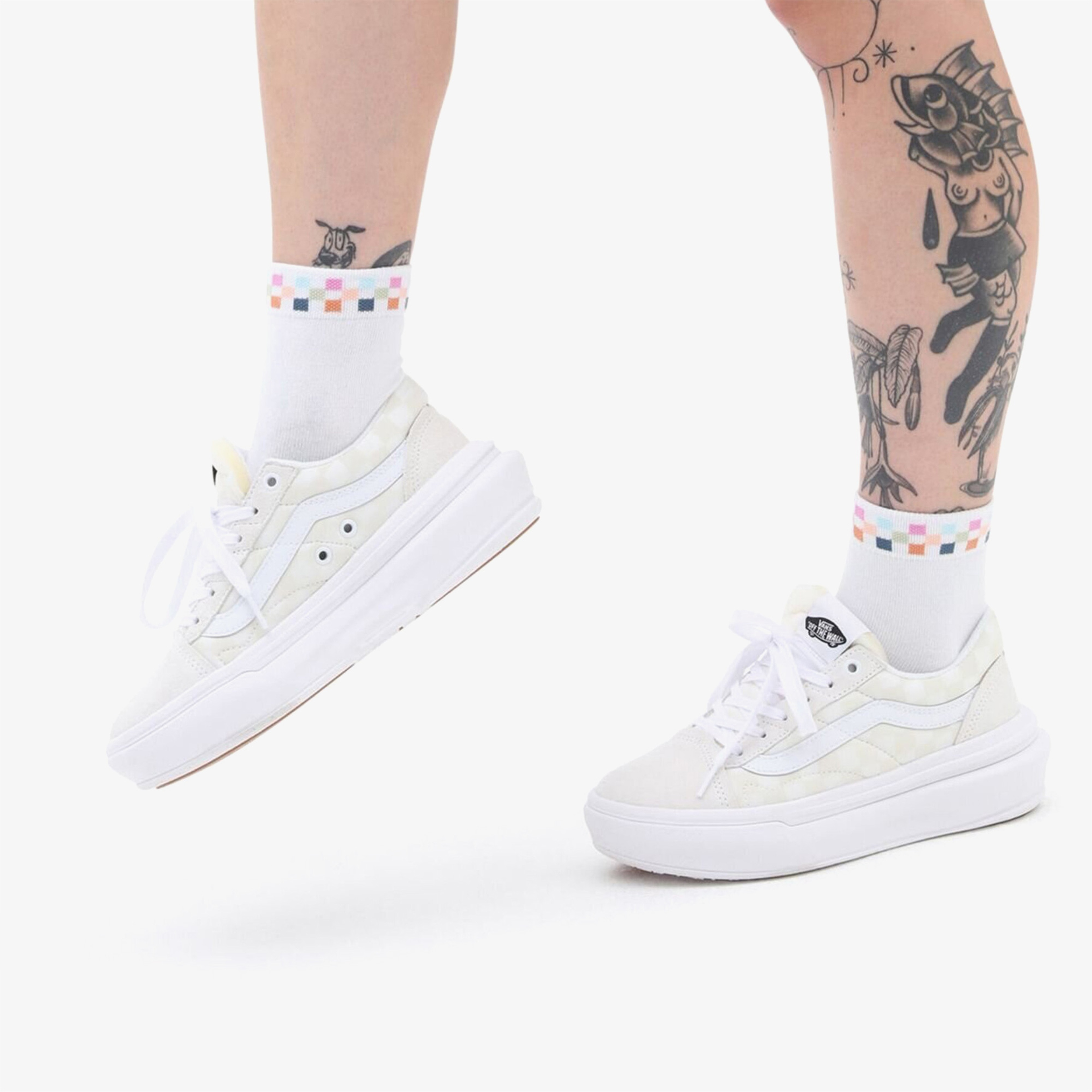 Vans Ua Old Skool Overt Cc Unisex Beyaz Sneaker