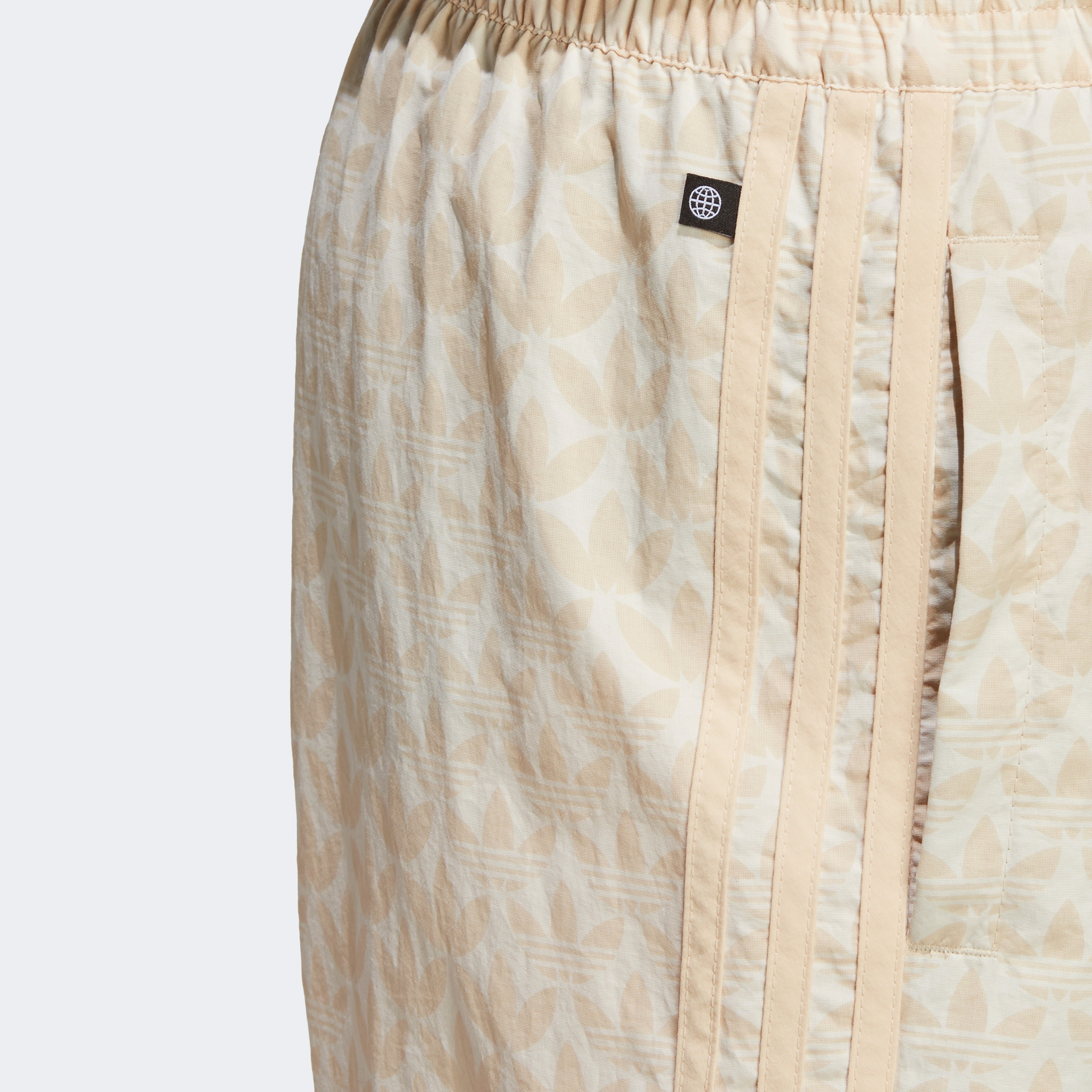 adidas Originals Monogram Erkek Krem Deniz Şortu