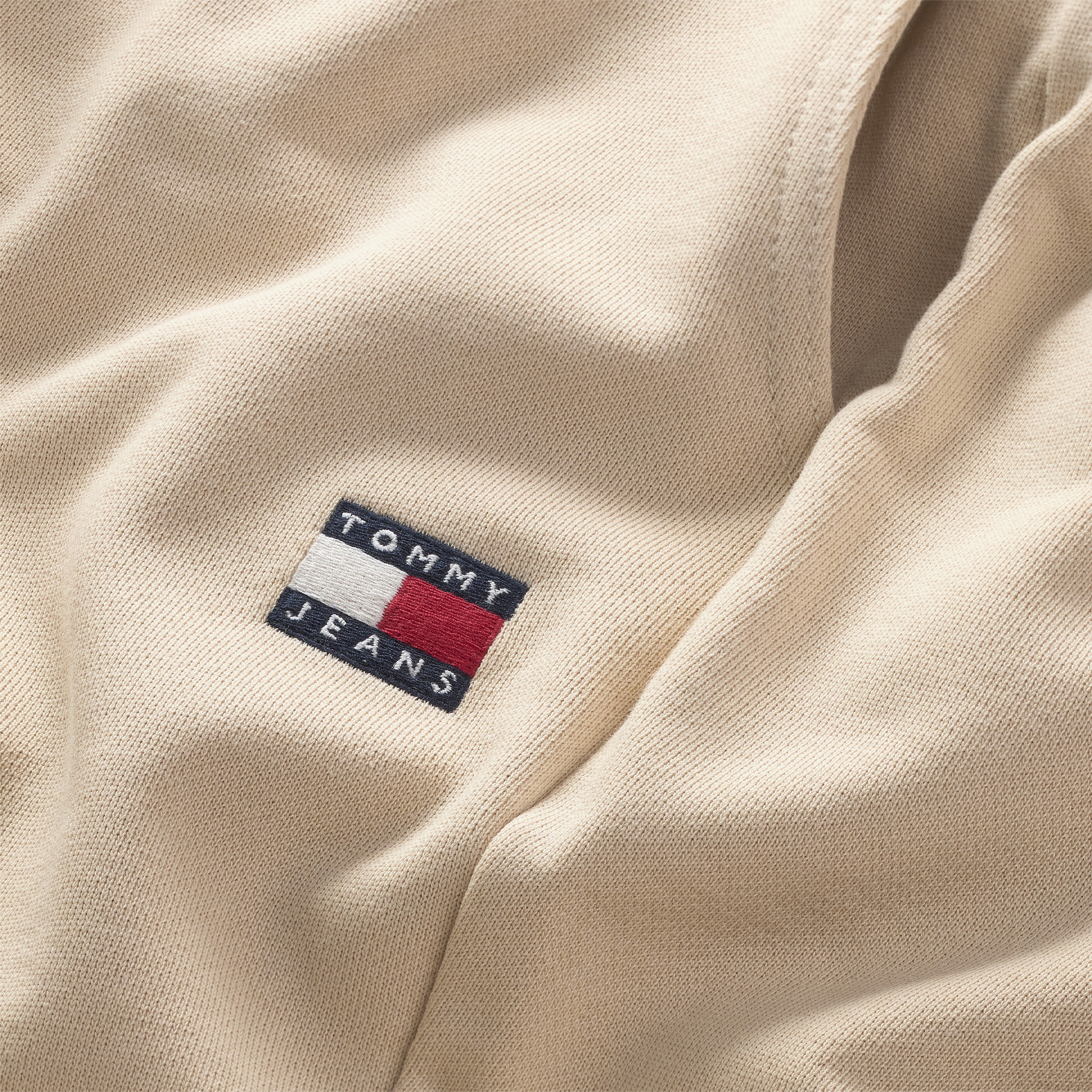 Tommy Jeans Solid Erkek Bej Eşofman Altı