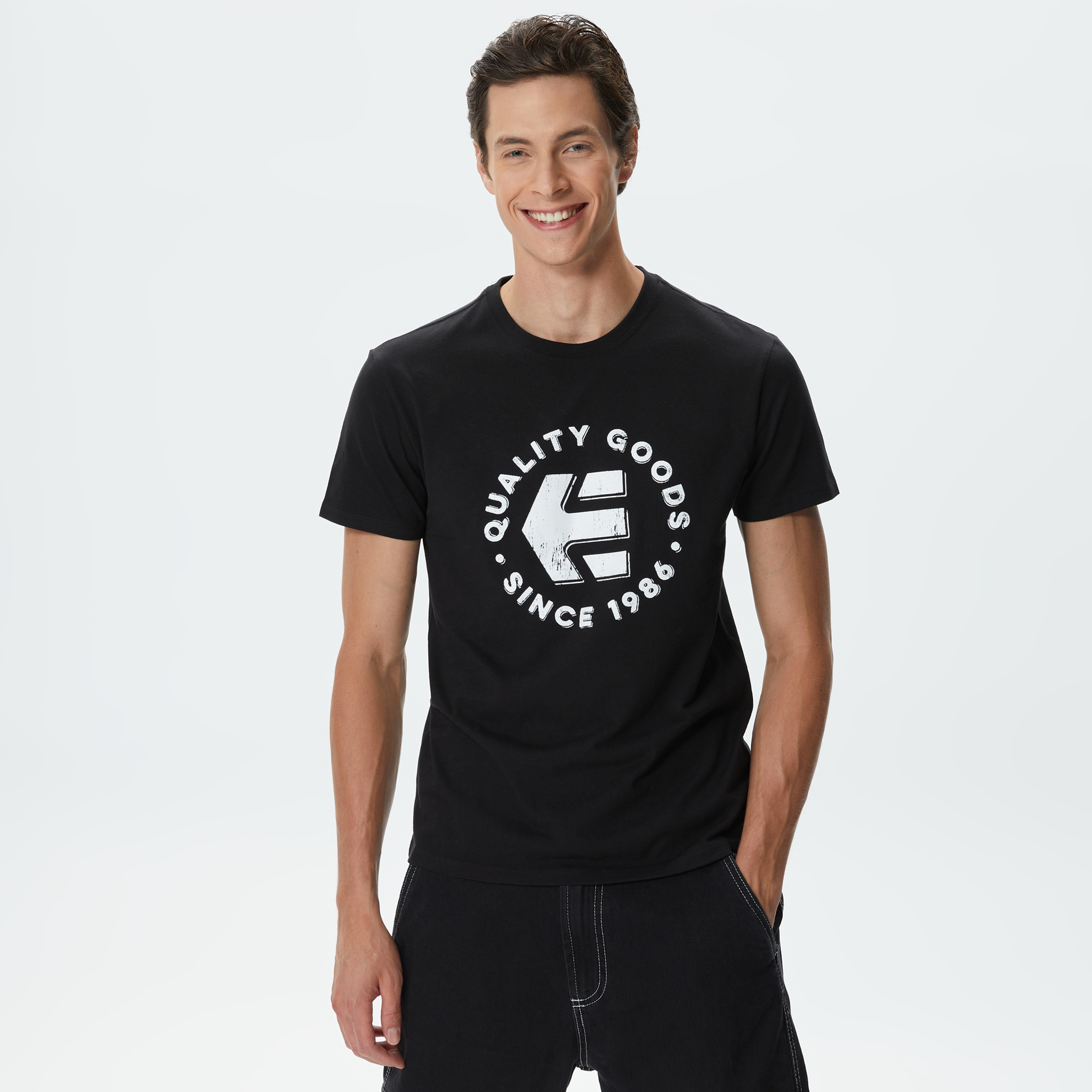 Etnies Since 1986 Erkek Siyah T-Shirt
