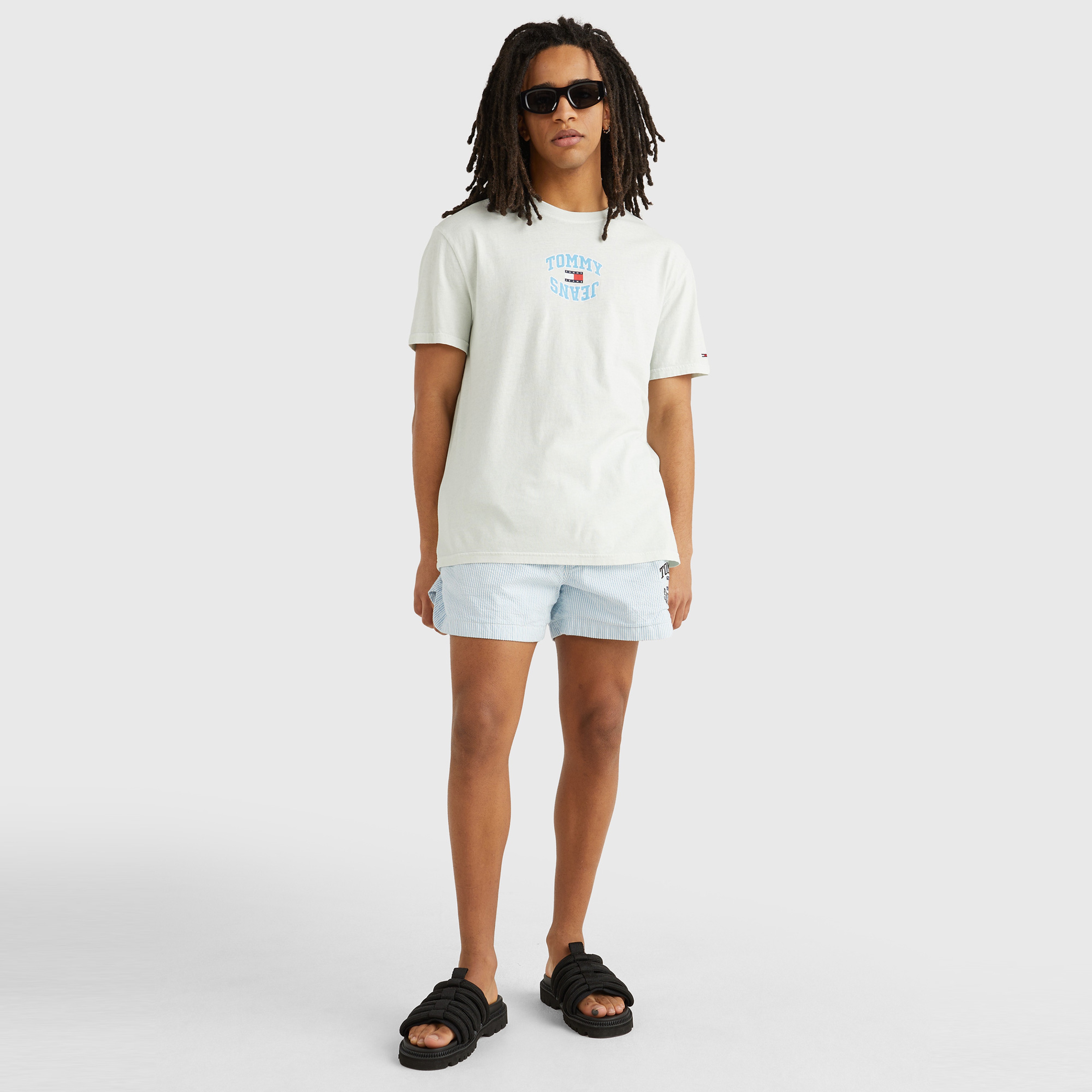 Tommy Jeans Classics Erkek Mavi Şort