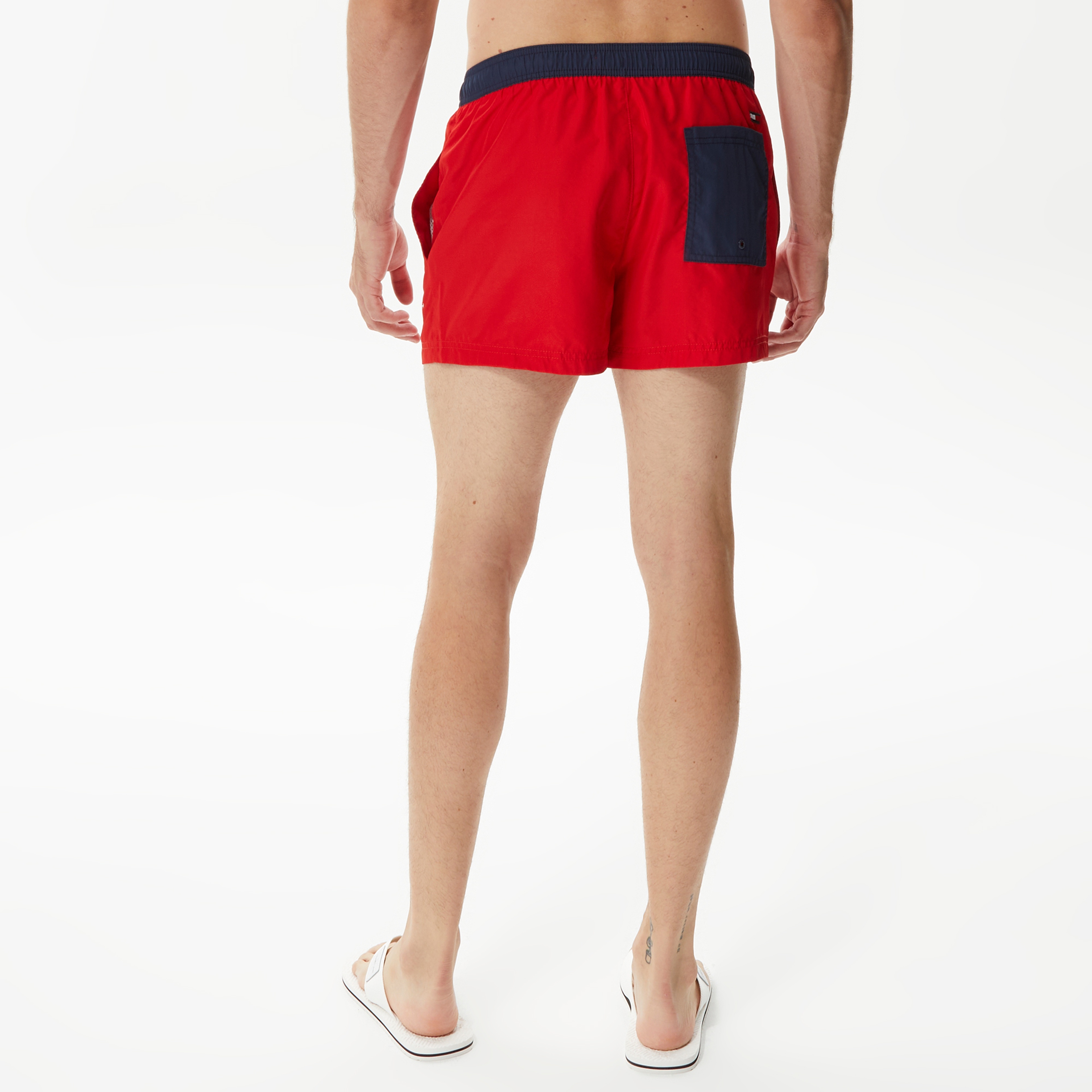 Tommy Hilfiger Classics Erkek Kırmızı Deniz Şortu