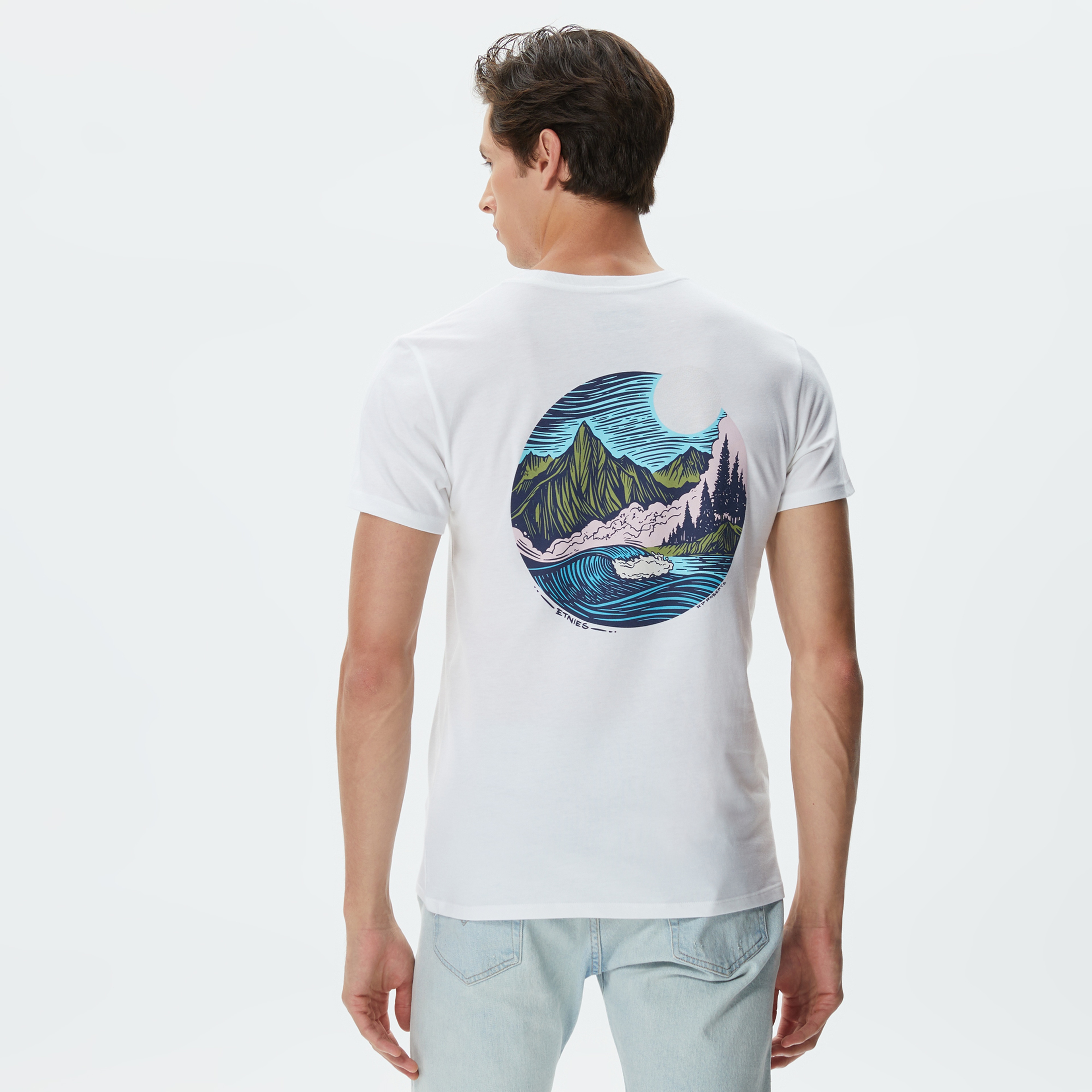 Etnies Rp Waves Erkek Beyaz T-Shirt