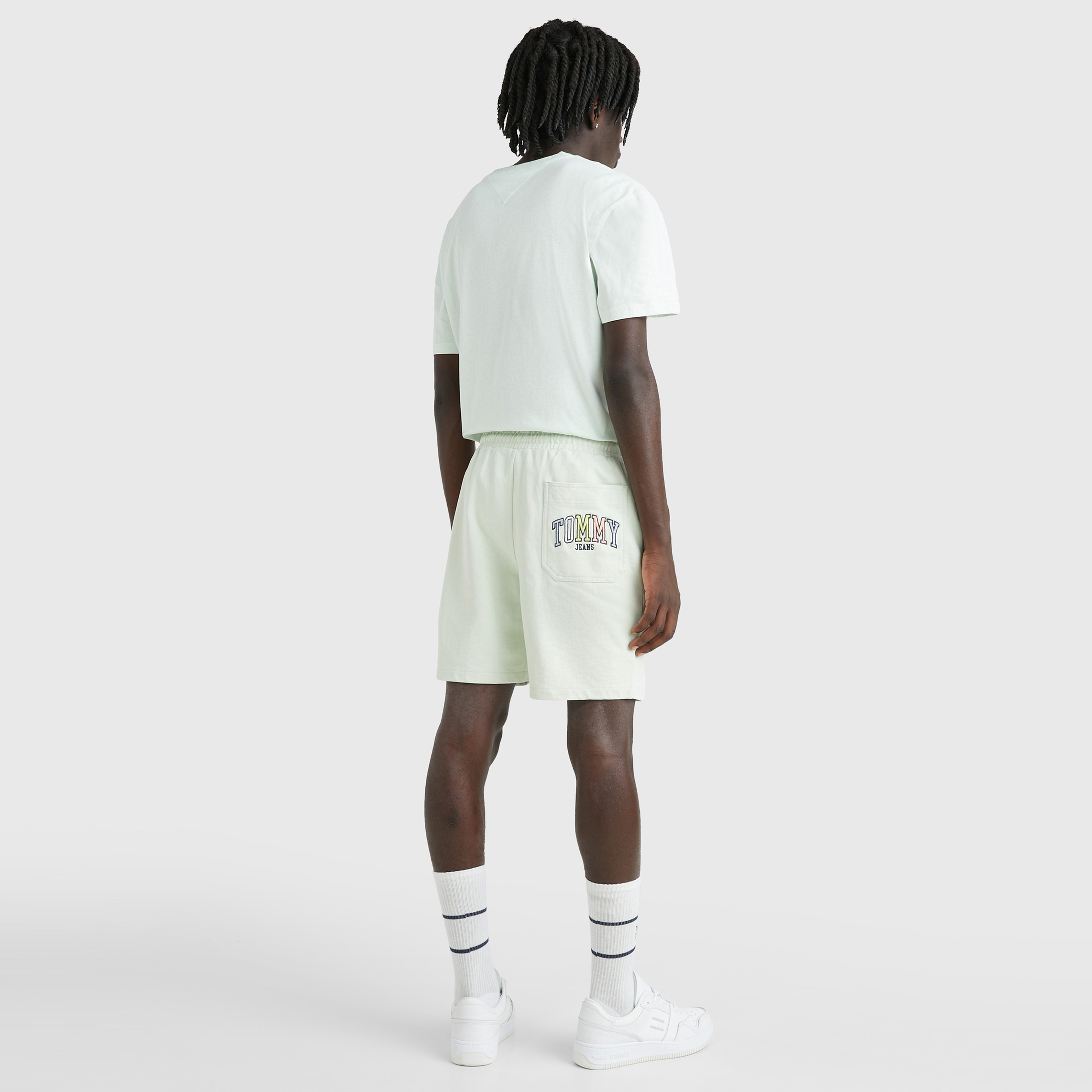 Tommy Jeans College Pop Erkek Yeşil Şort
