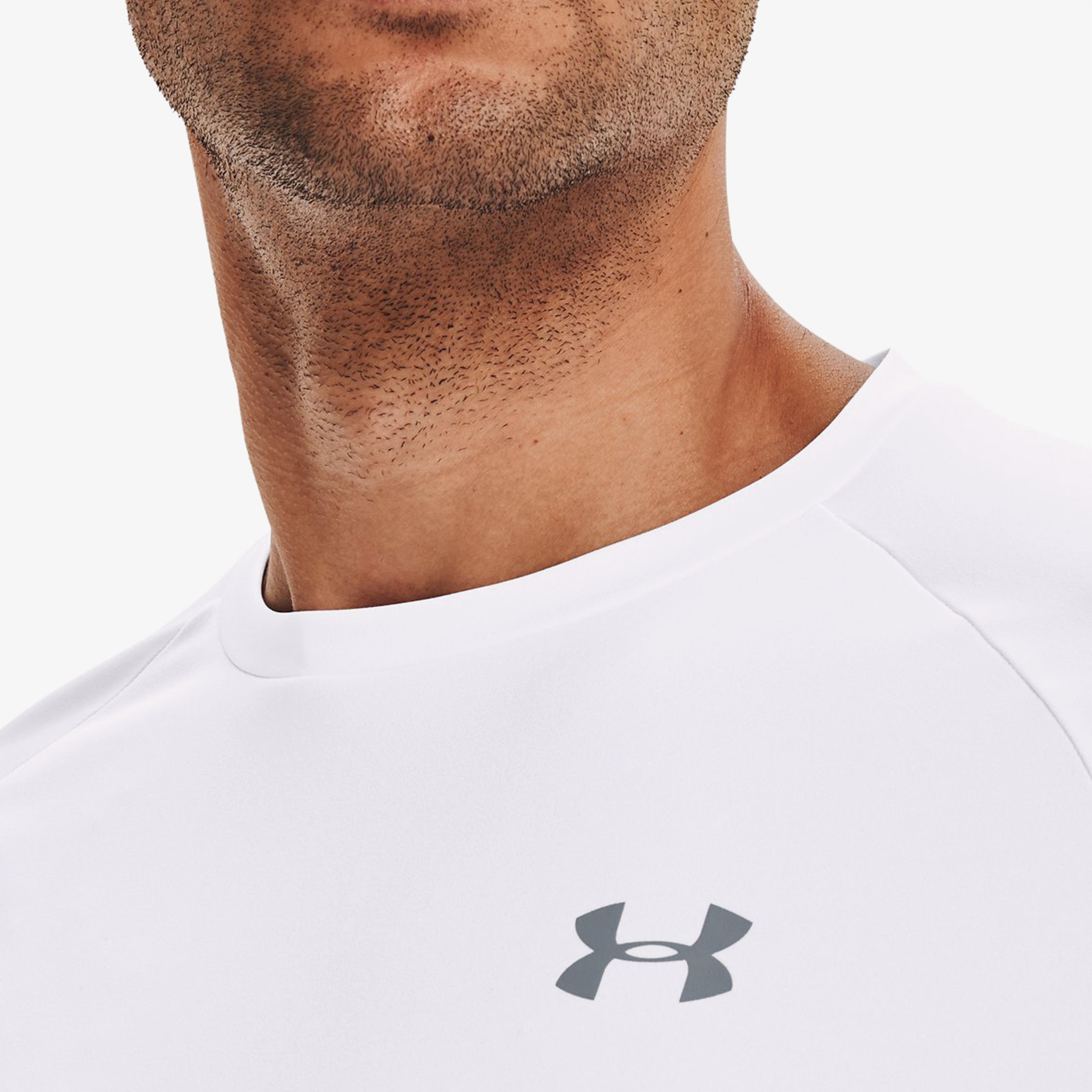 Under Armour Tech 2.0 Erkek Beyaz T-Shirt