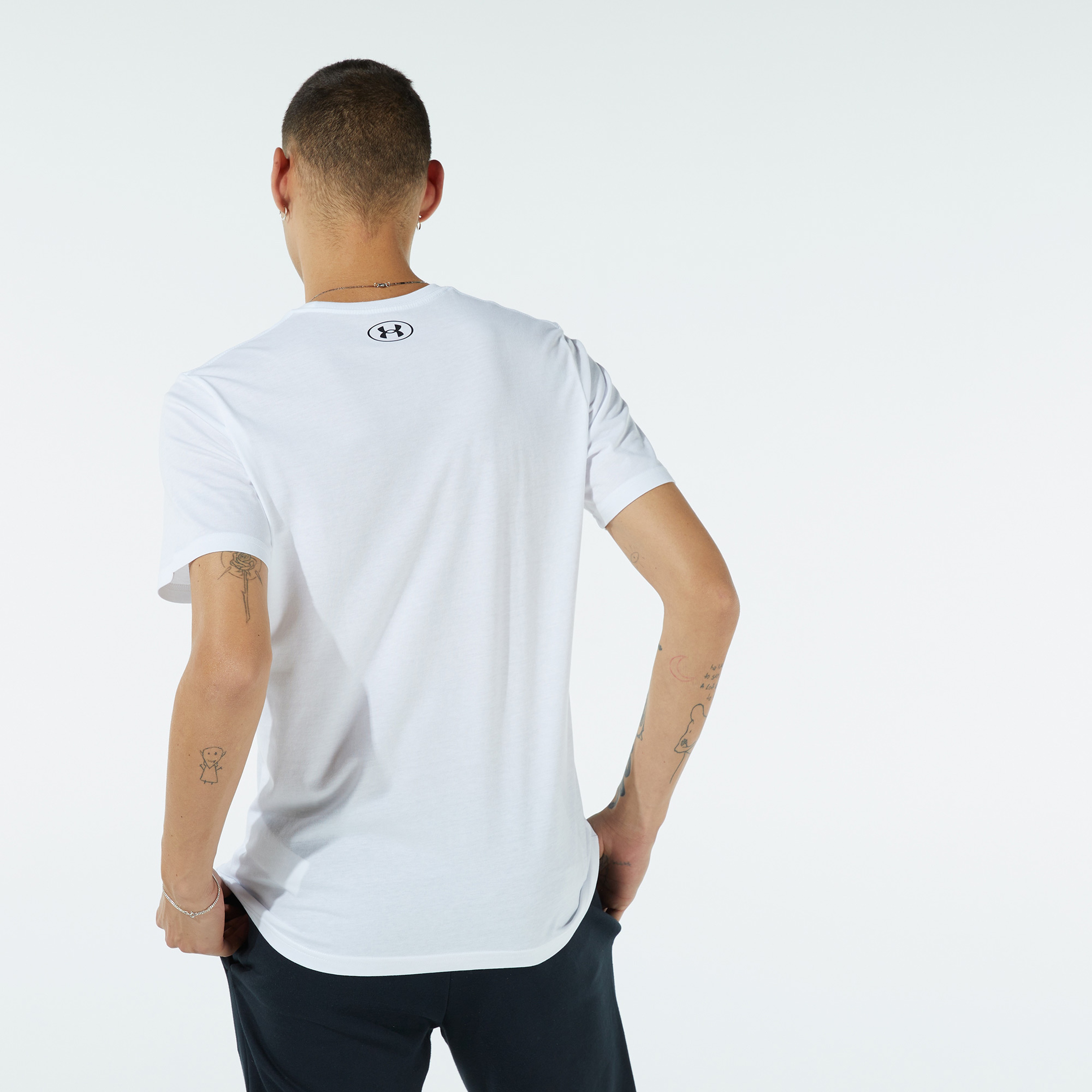 Under Armour Gl Foundation Erkek Beyaz T-Shirt