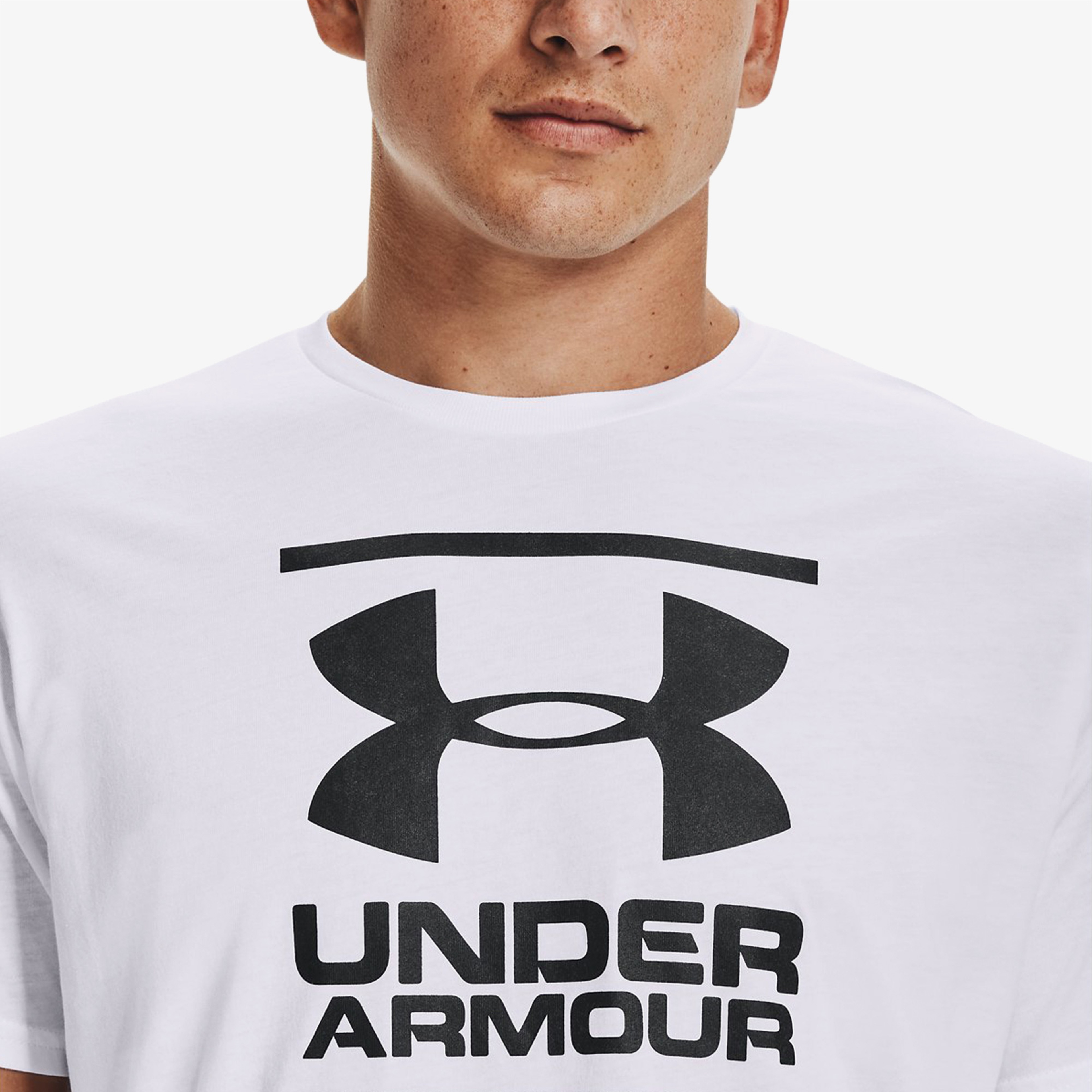 Under Armour Gl Foundation Erkek Beyaz T-Shirt