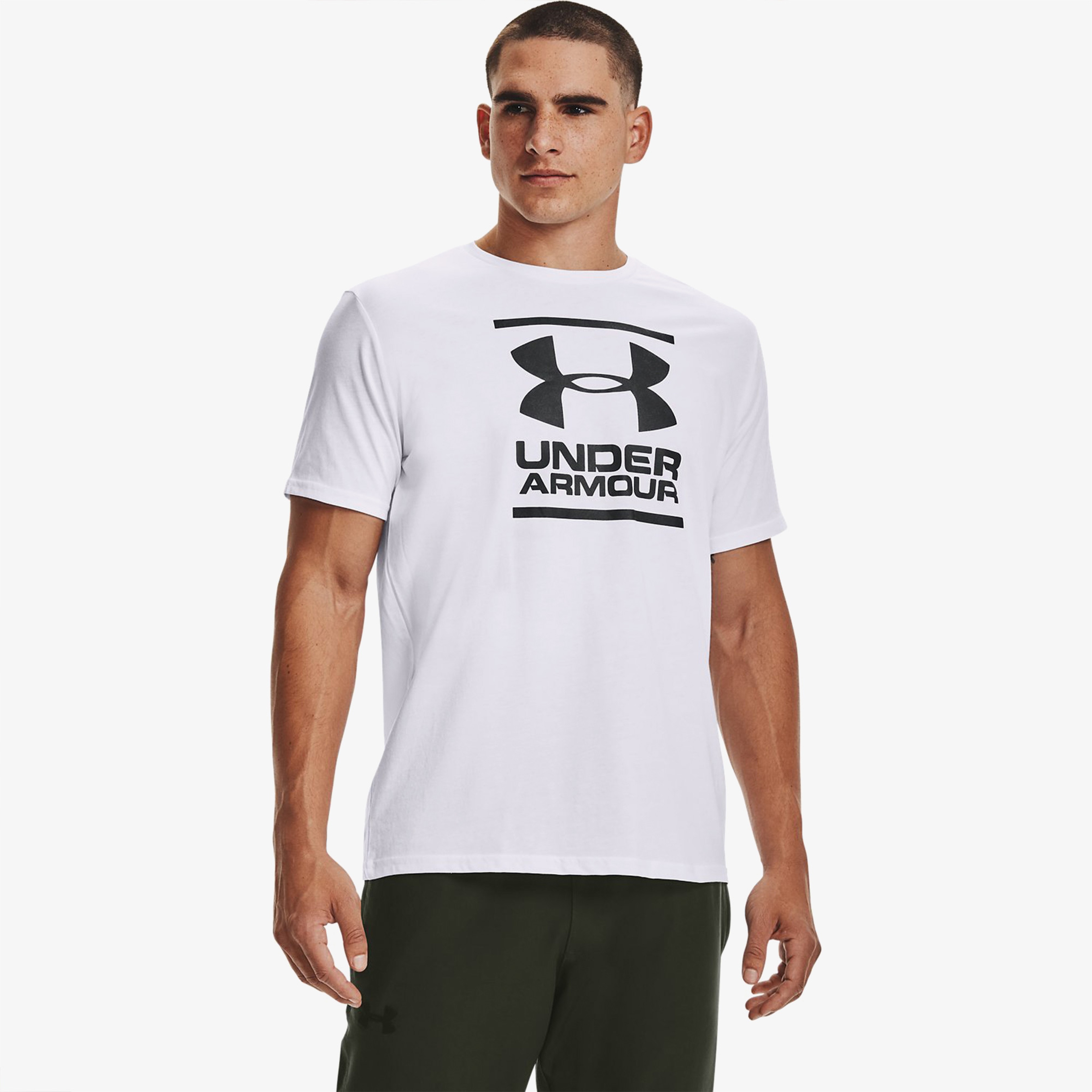 Under Armour Gl Foundation Erkek Beyaz T-Shirt