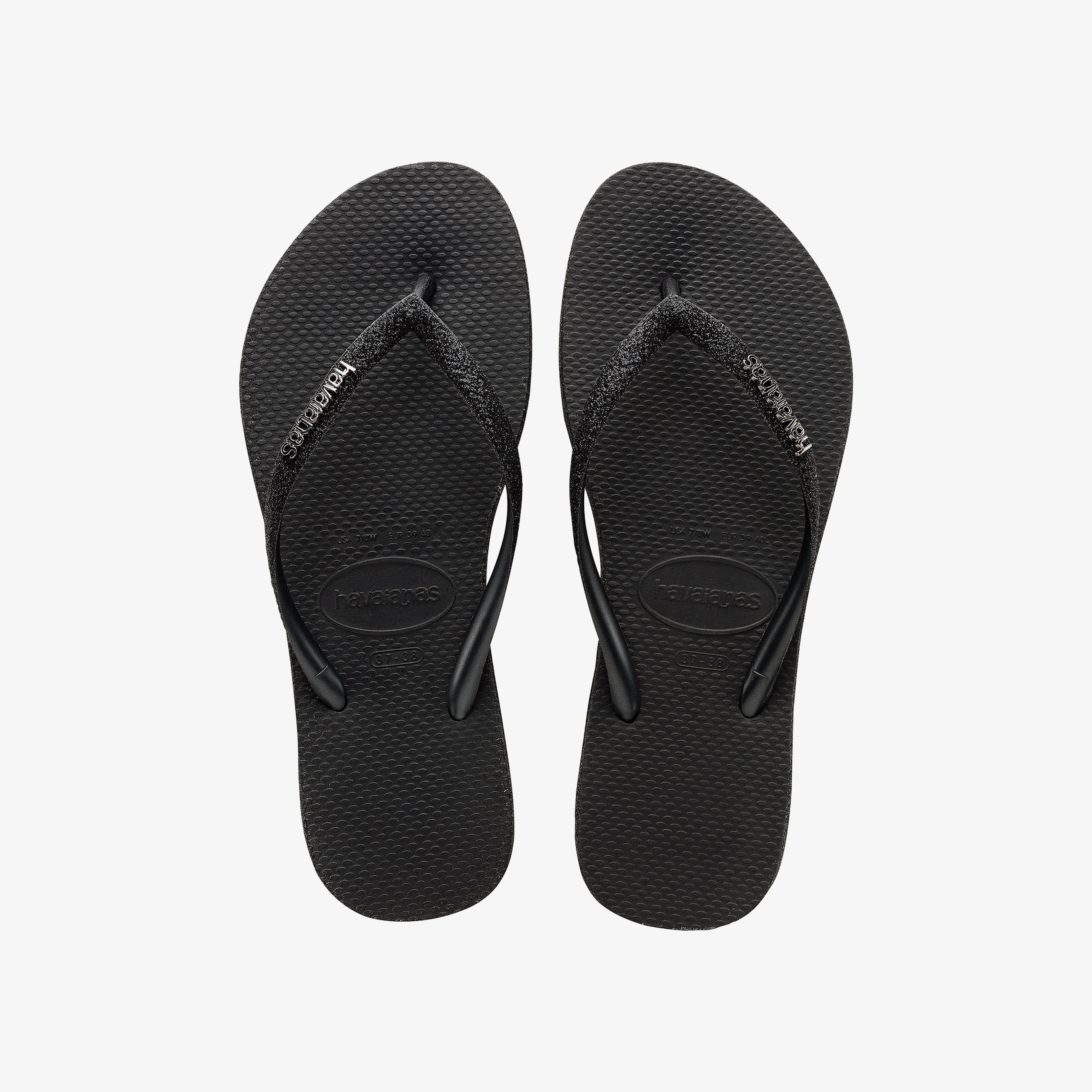 Havaianas Slim Sparkle Kadın Siyah Terlik
