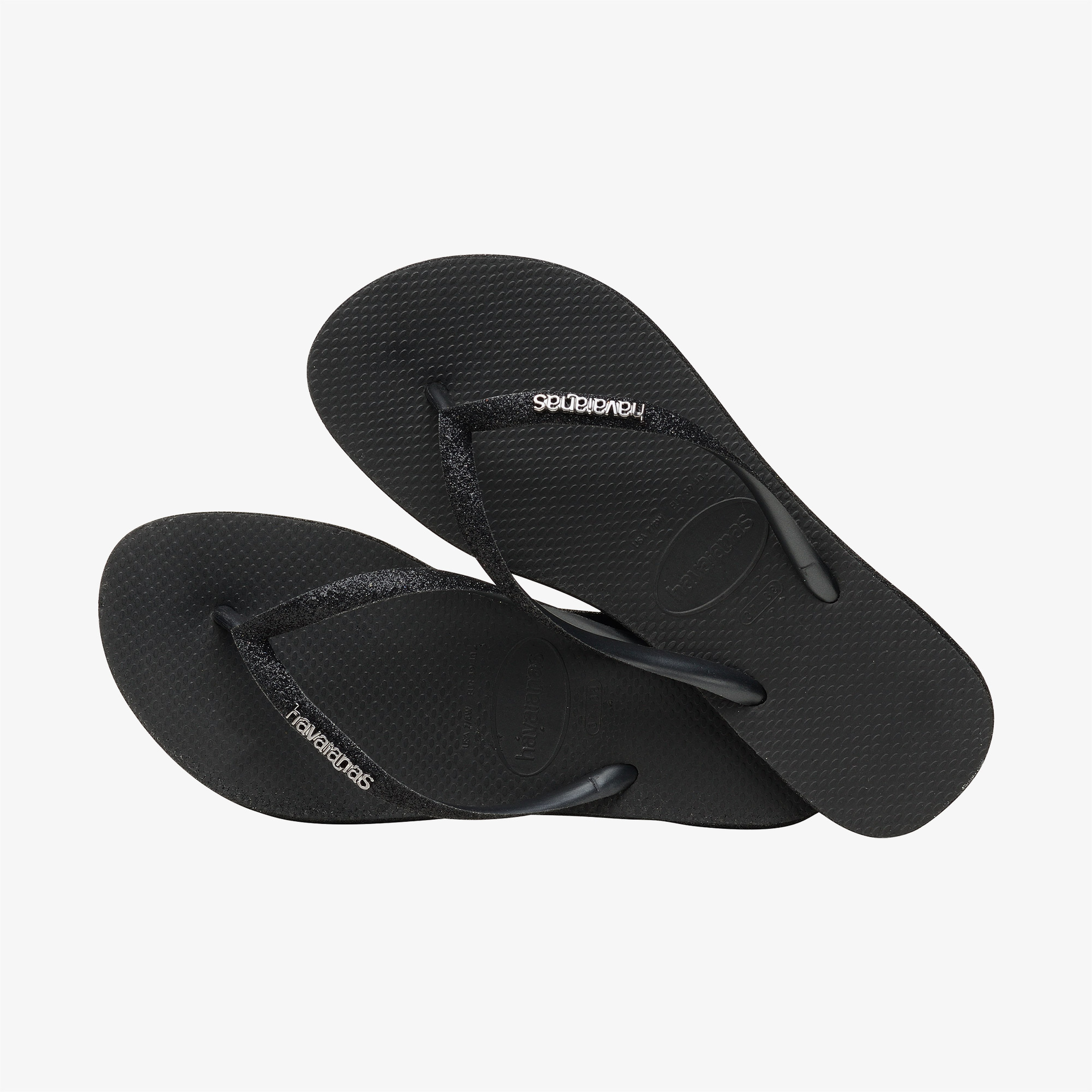Havaianas Slim Sparkle Kadın Siyah Terlik