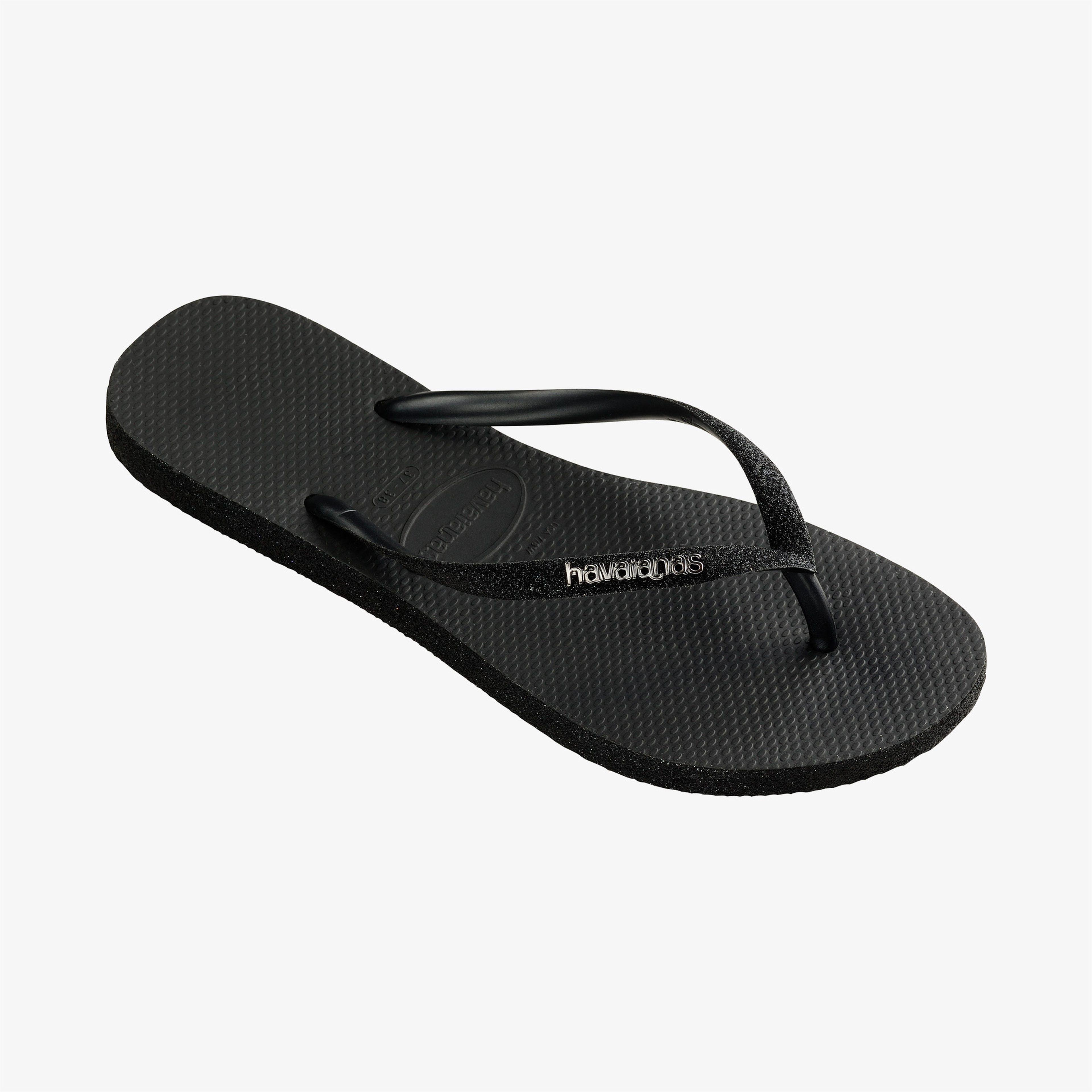 Havaianas Slim Sparkle Kadın Siyah Terlik