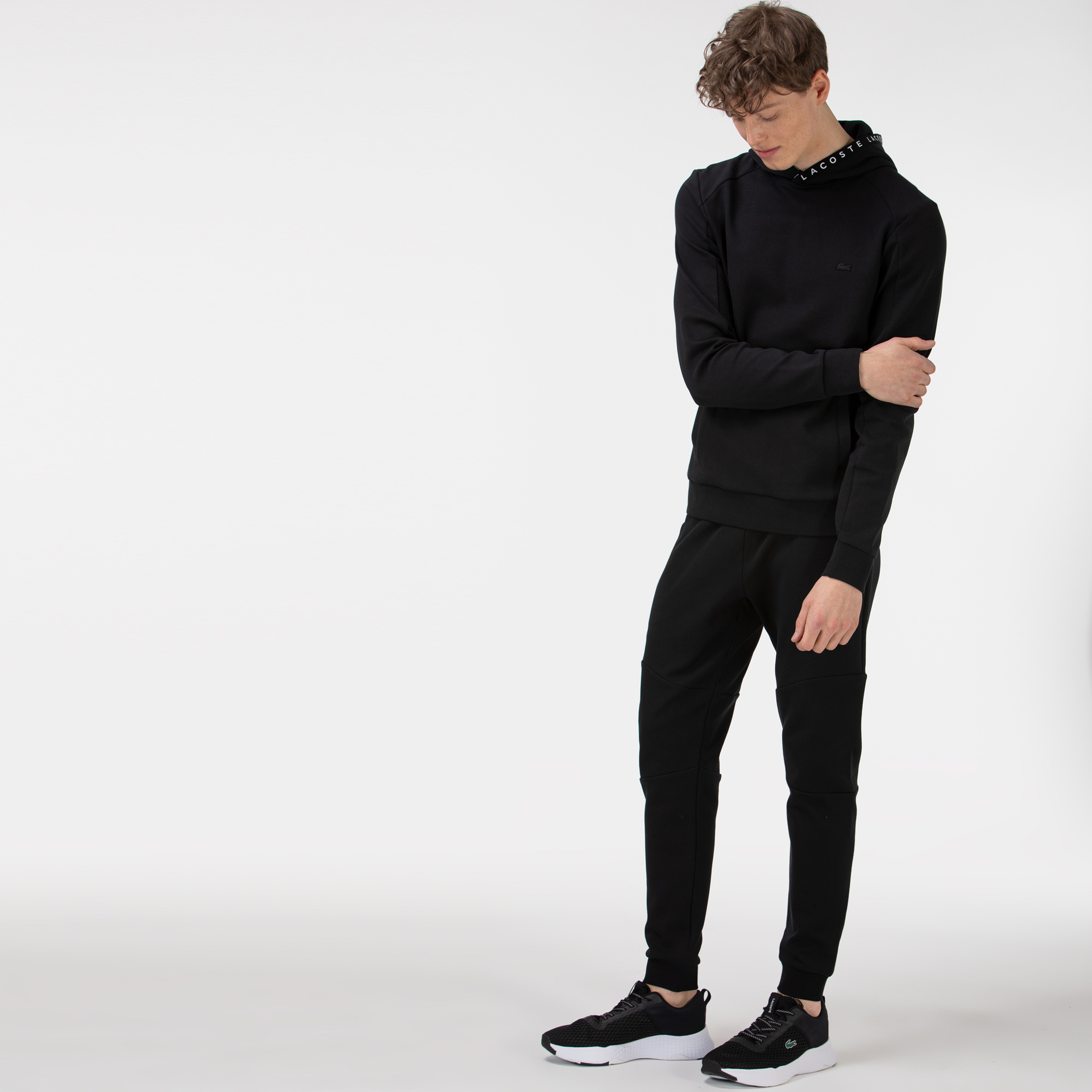 Erkek Regular Fit Siyah Eşofman Altı