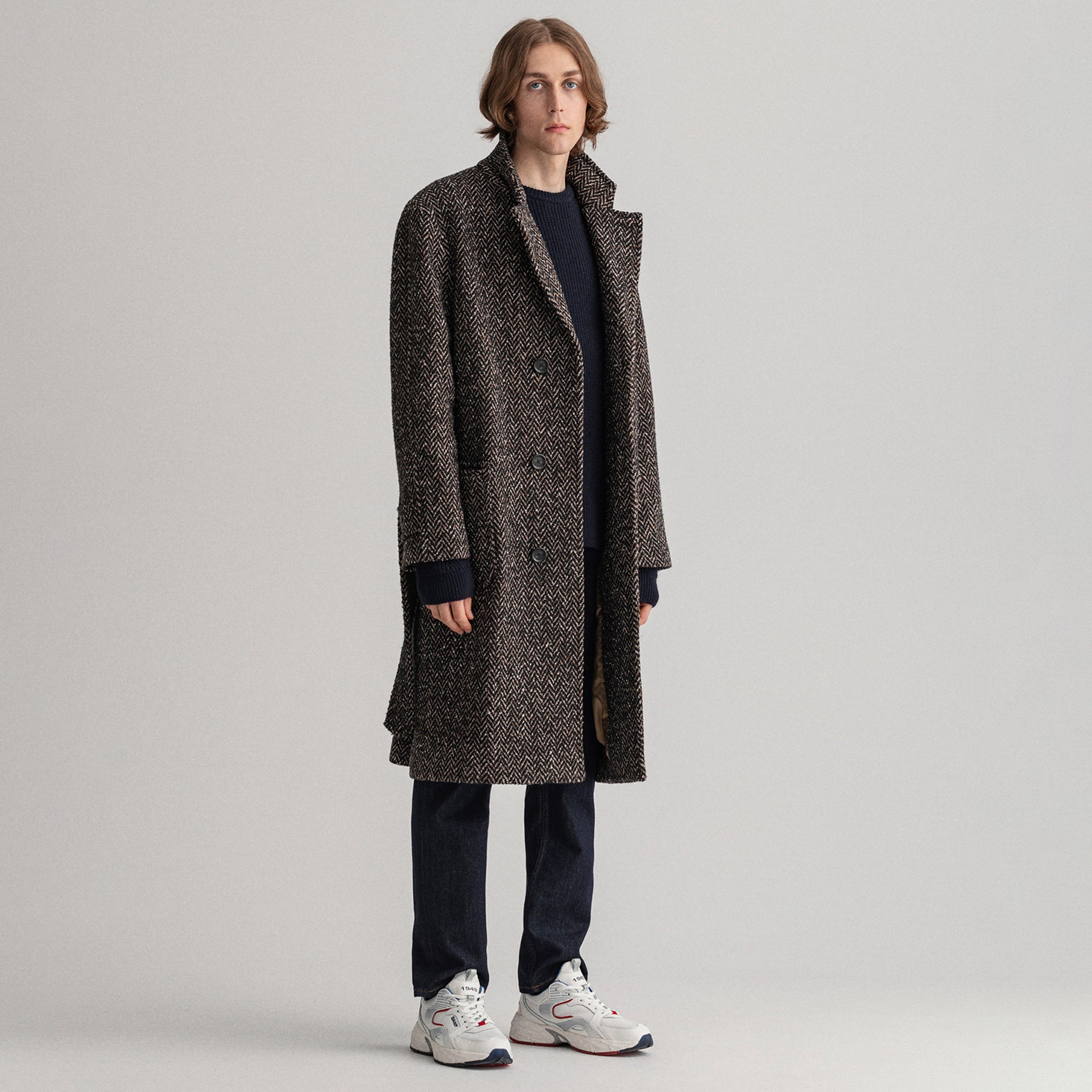 Gant Erkek Lacivert Regular Fit Jean Pantolon