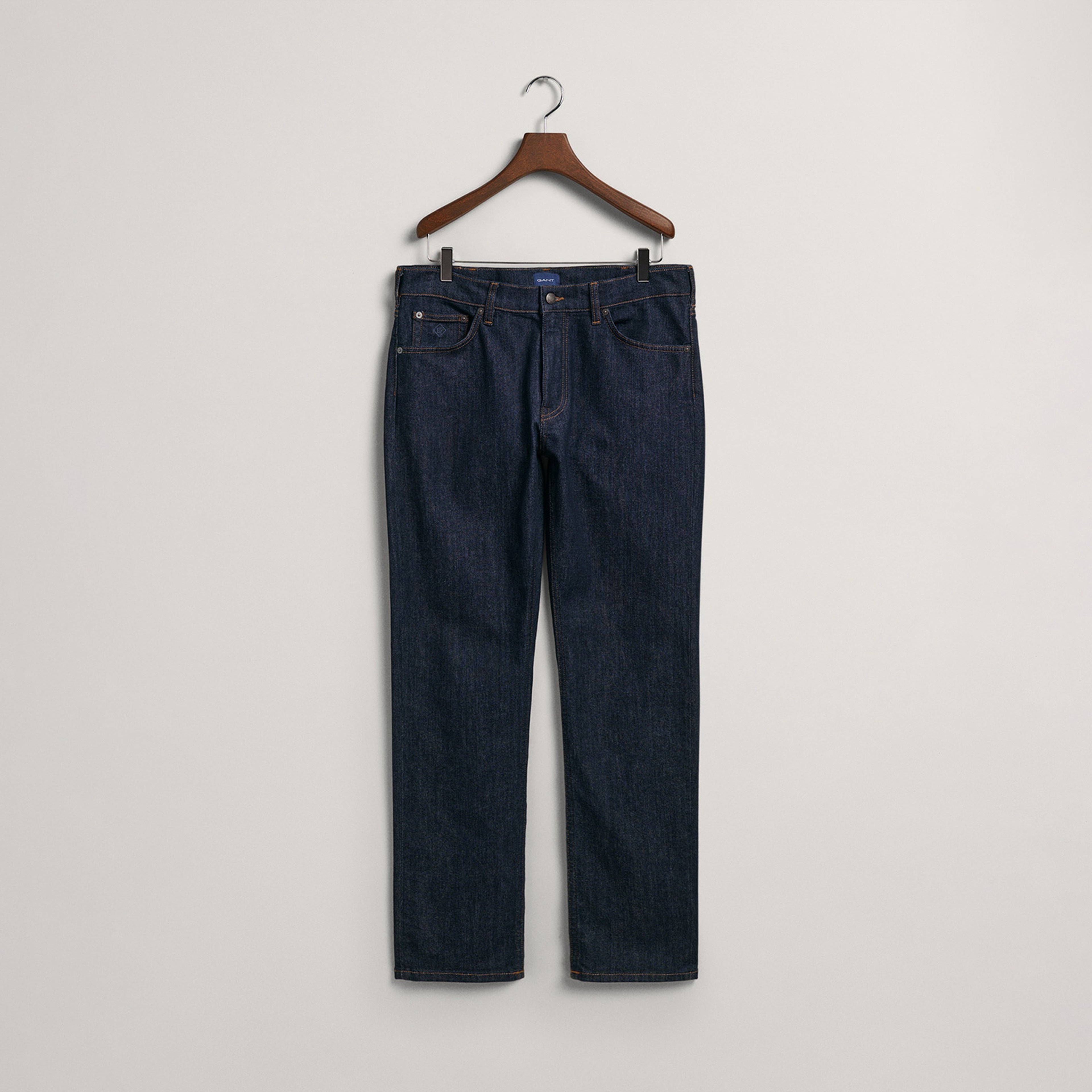 Gant Erkek Lacivert Regular Fit Jean Pantolon