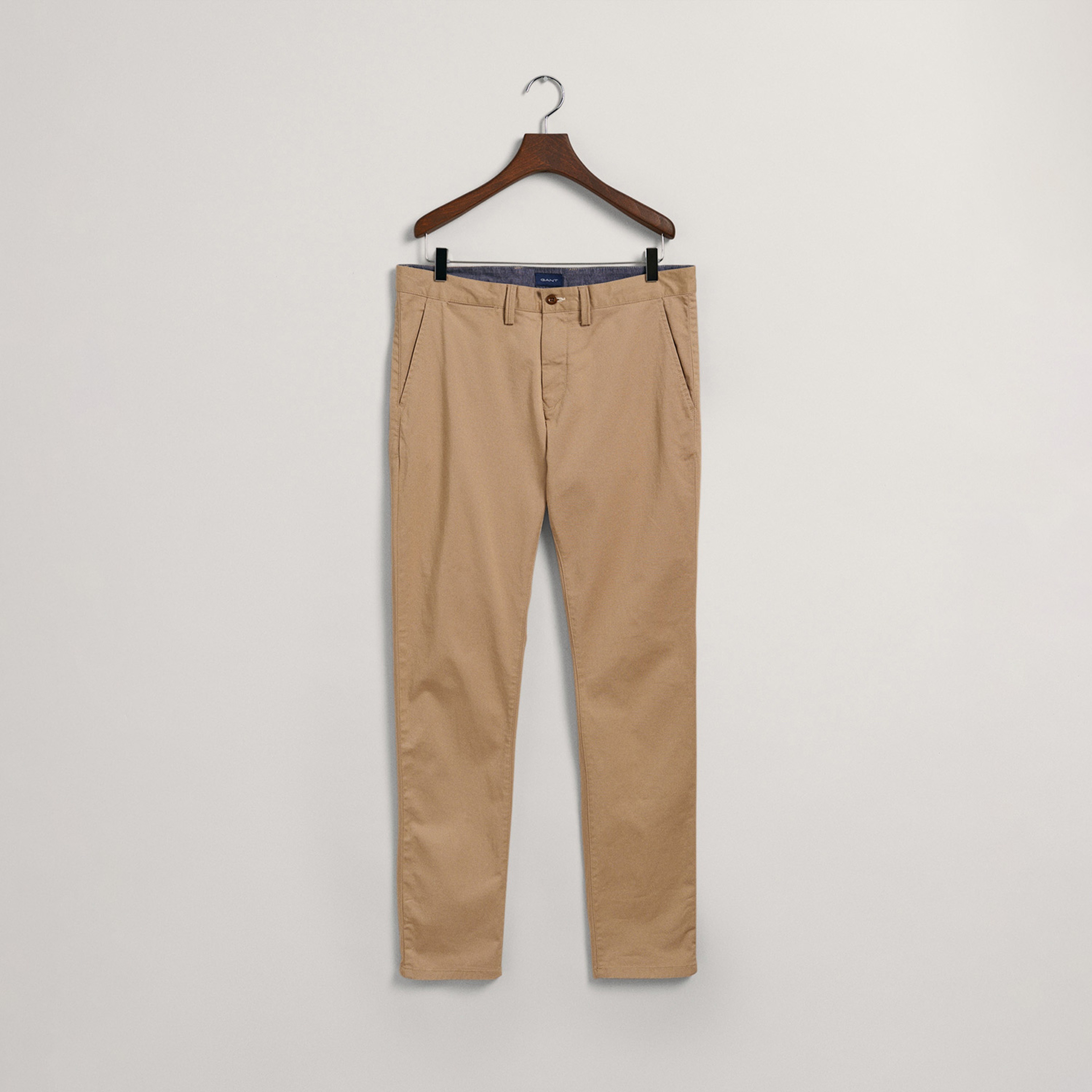 GANT Erkek Bej Slim Fit Hallden Pantolon