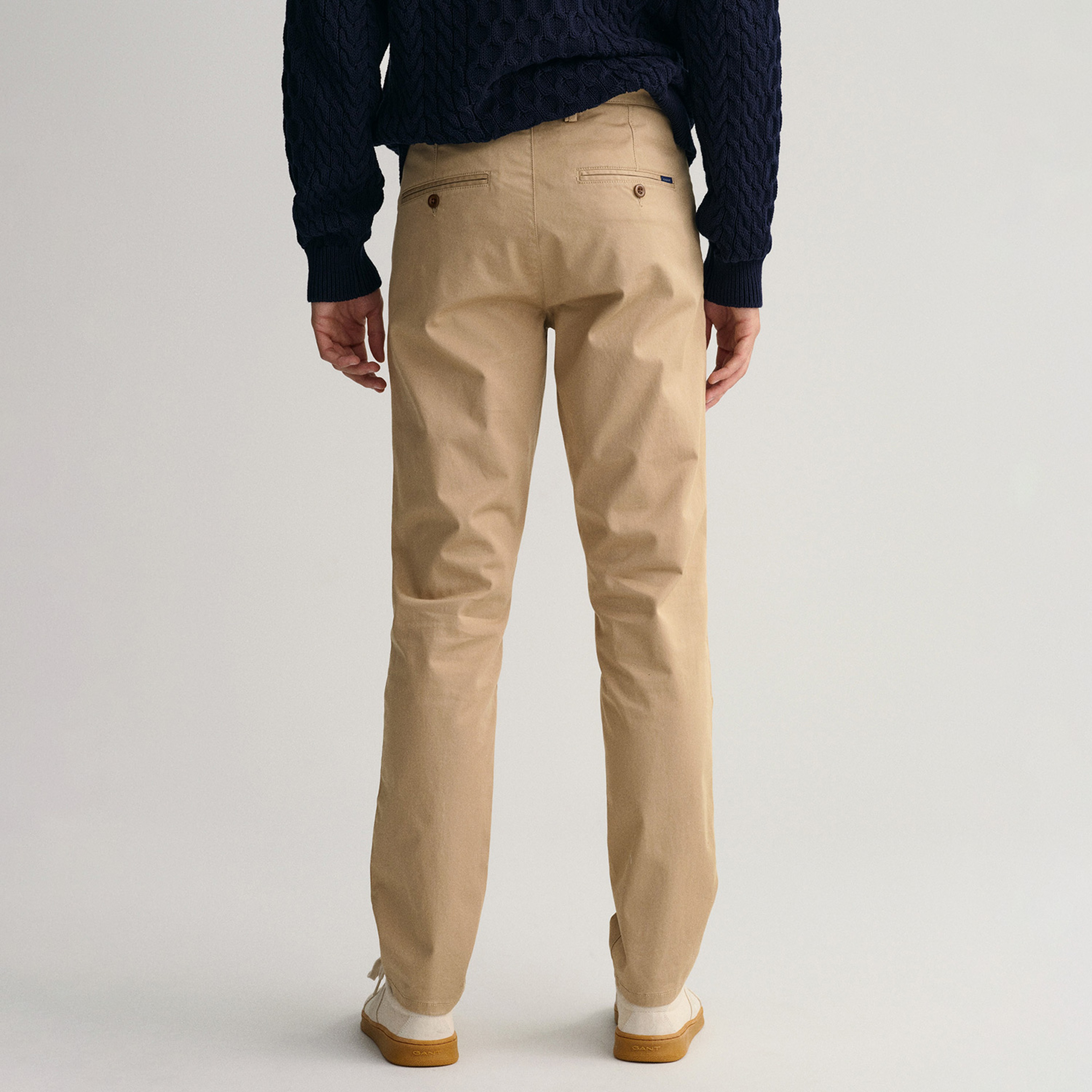 GANT Erkek Bej Slim Fit Hallden Pantolon