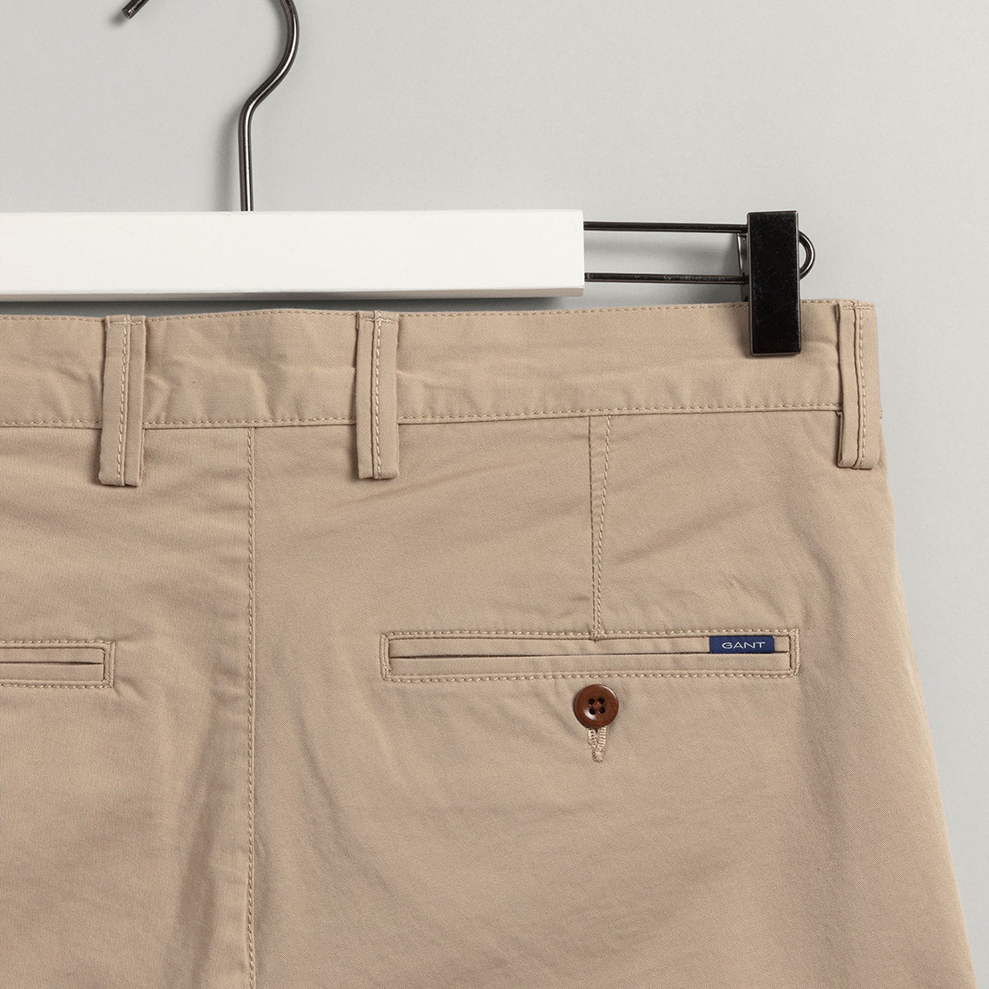 GANT Erkek Bej Slim Fit Hallden Pantolon