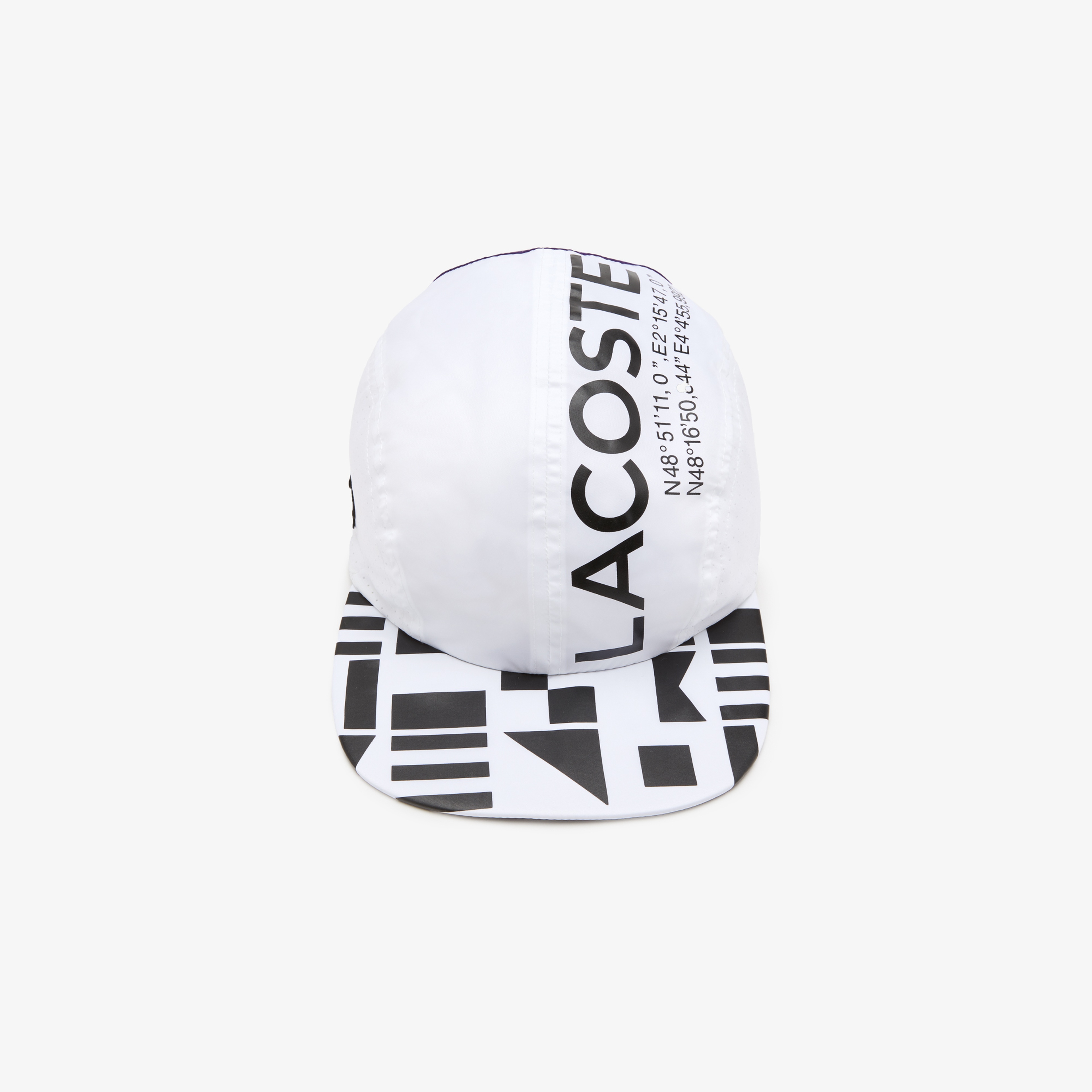 Lacoste SPORT Erkek Baskılı Beyaz Şapka