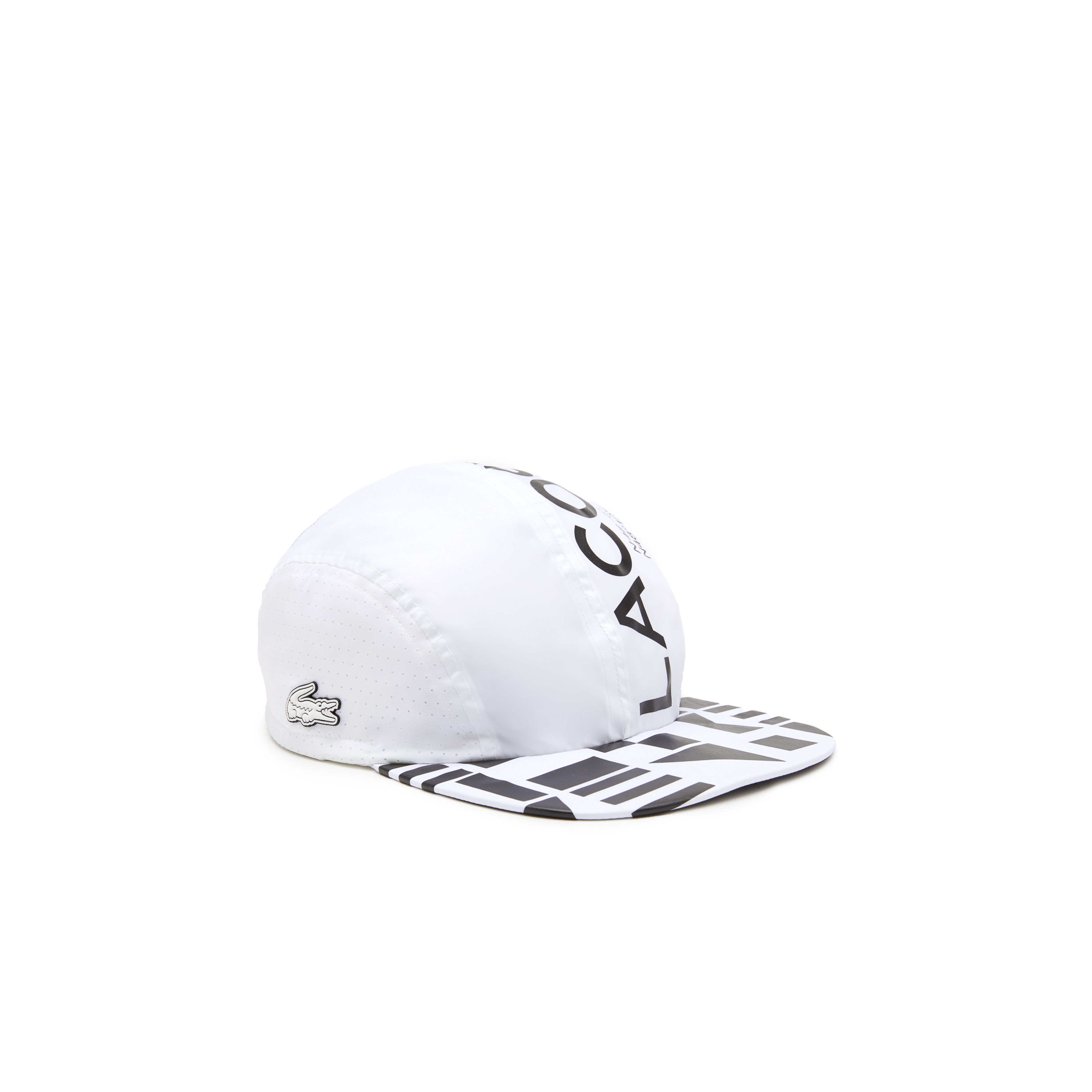 Lacoste SPORT Erkek Baskılı Beyaz Şapka