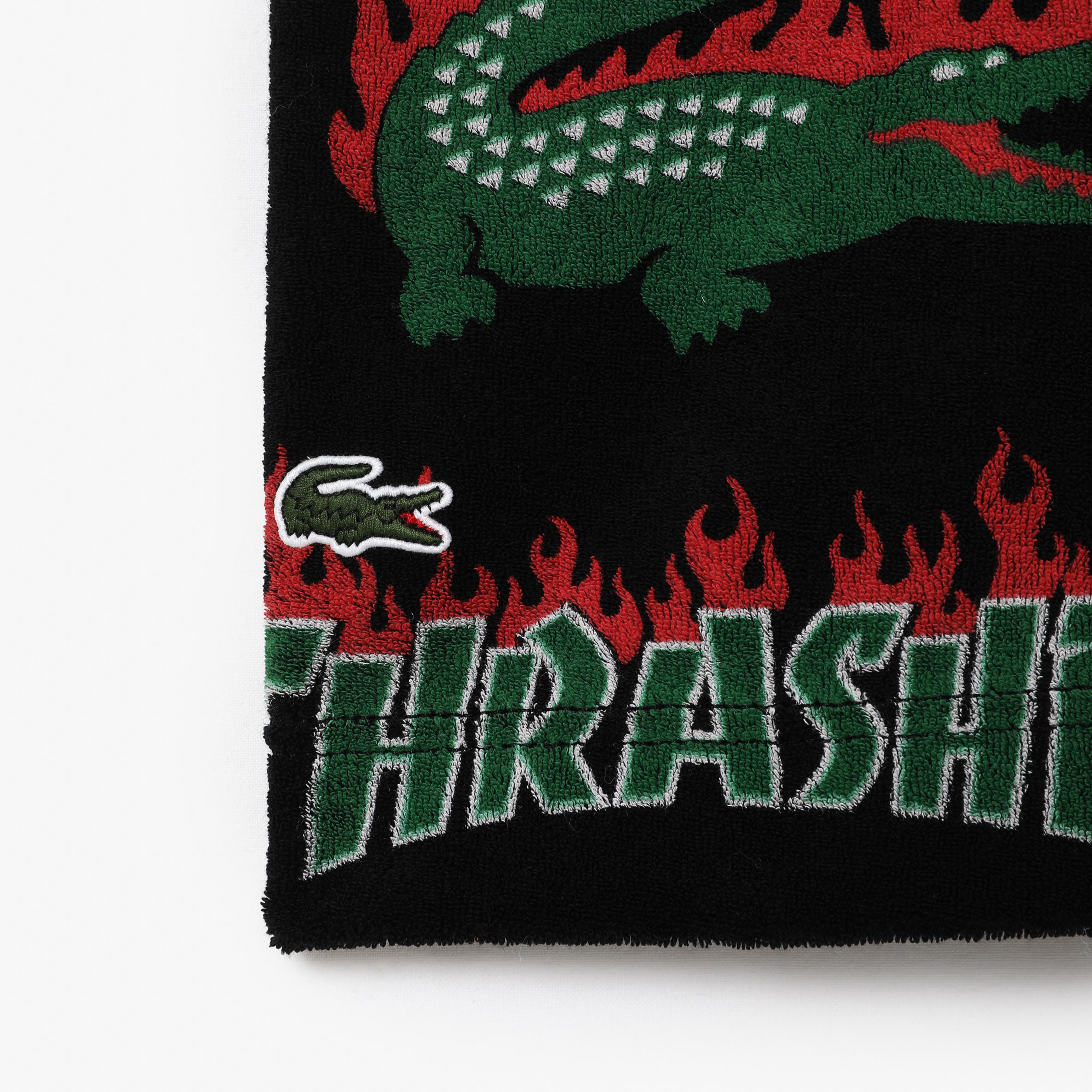 Lacoste X Trasher Unisex Siyah Polo