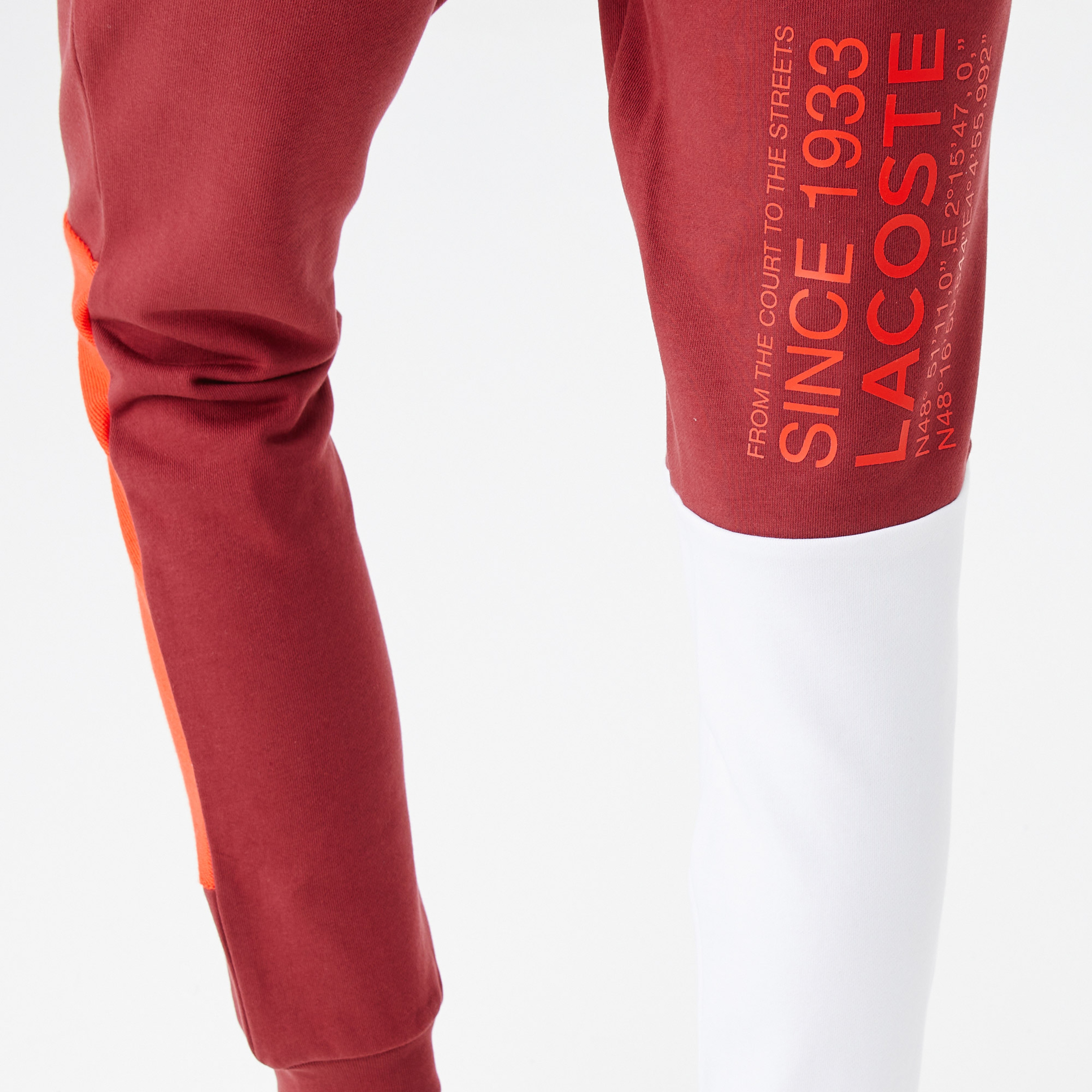 Lacoste Kadın Regular Fit Renk Bloklu Renkli Eşofman Altı