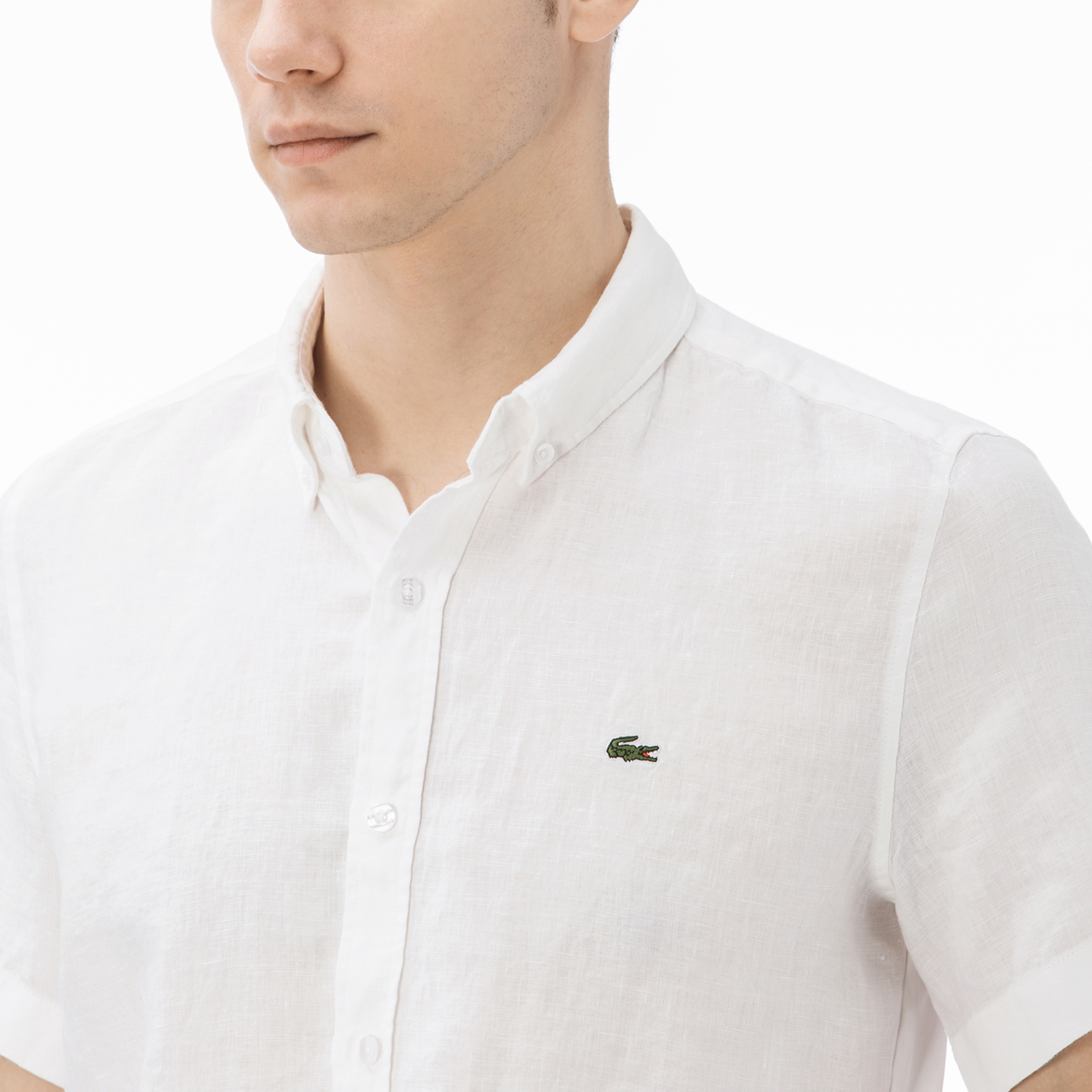 Lacoste Erkek Beyaz Gömlek