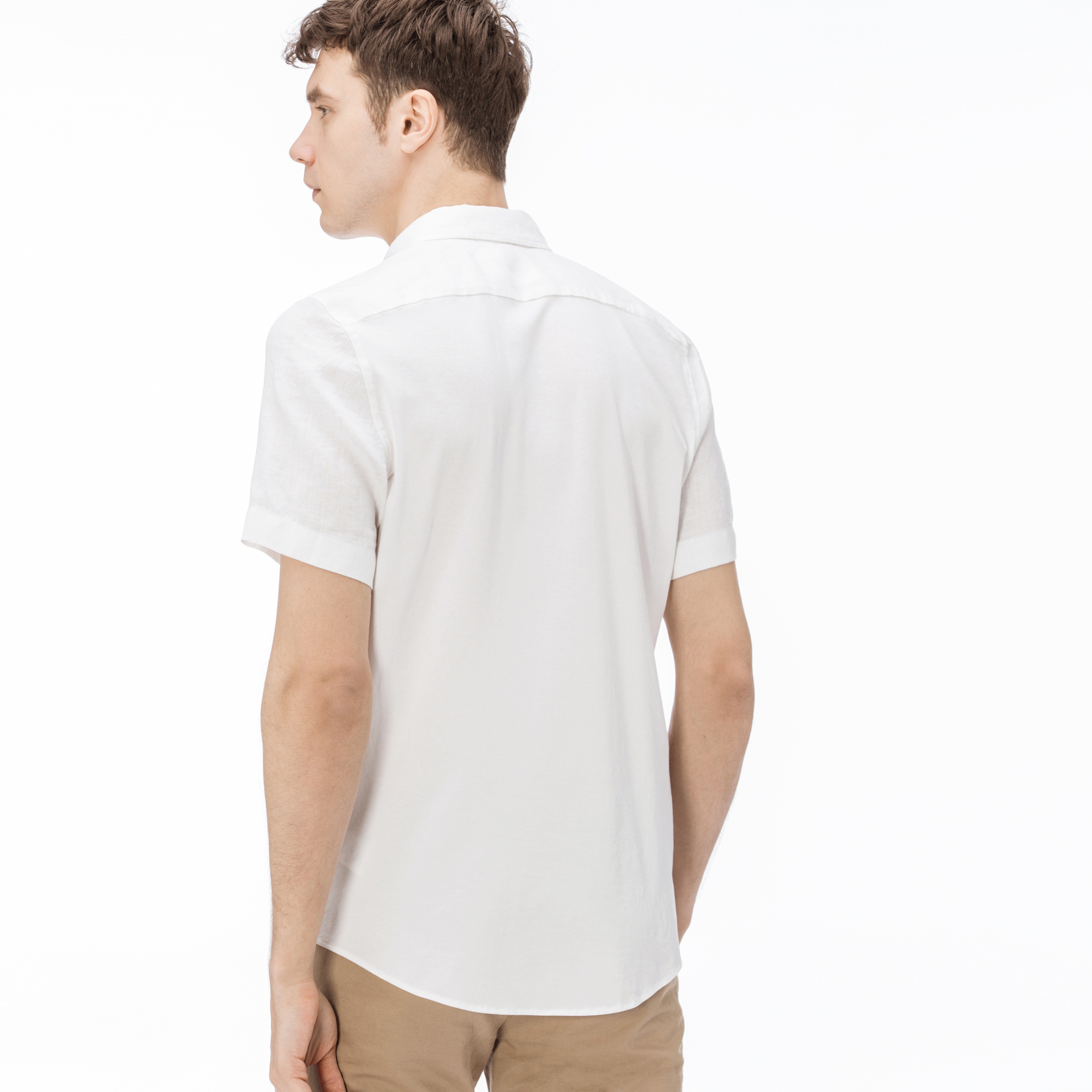 Lacoste Erkek Beyaz Gömlek