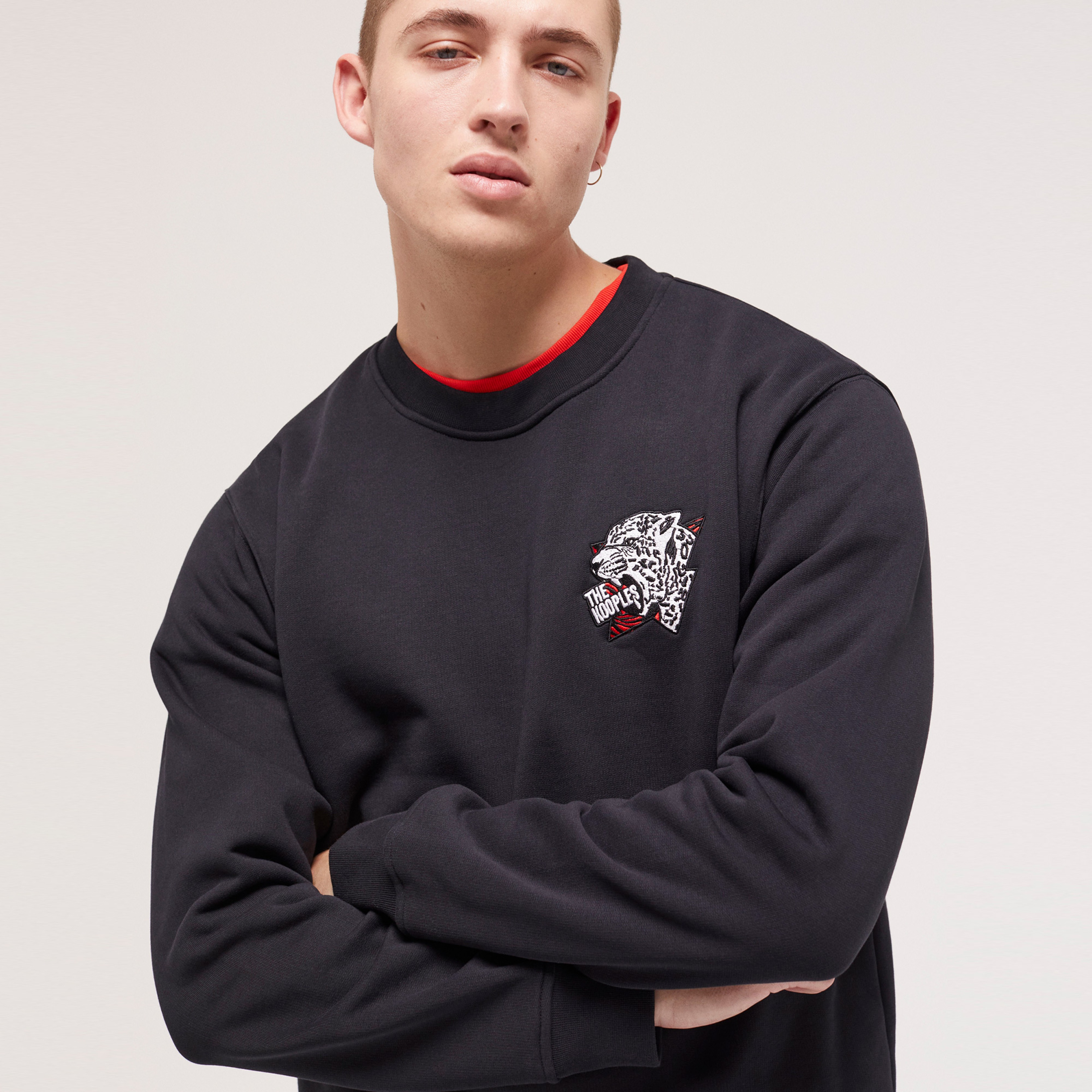 ERKEK SİYAH SWEATSHIRT