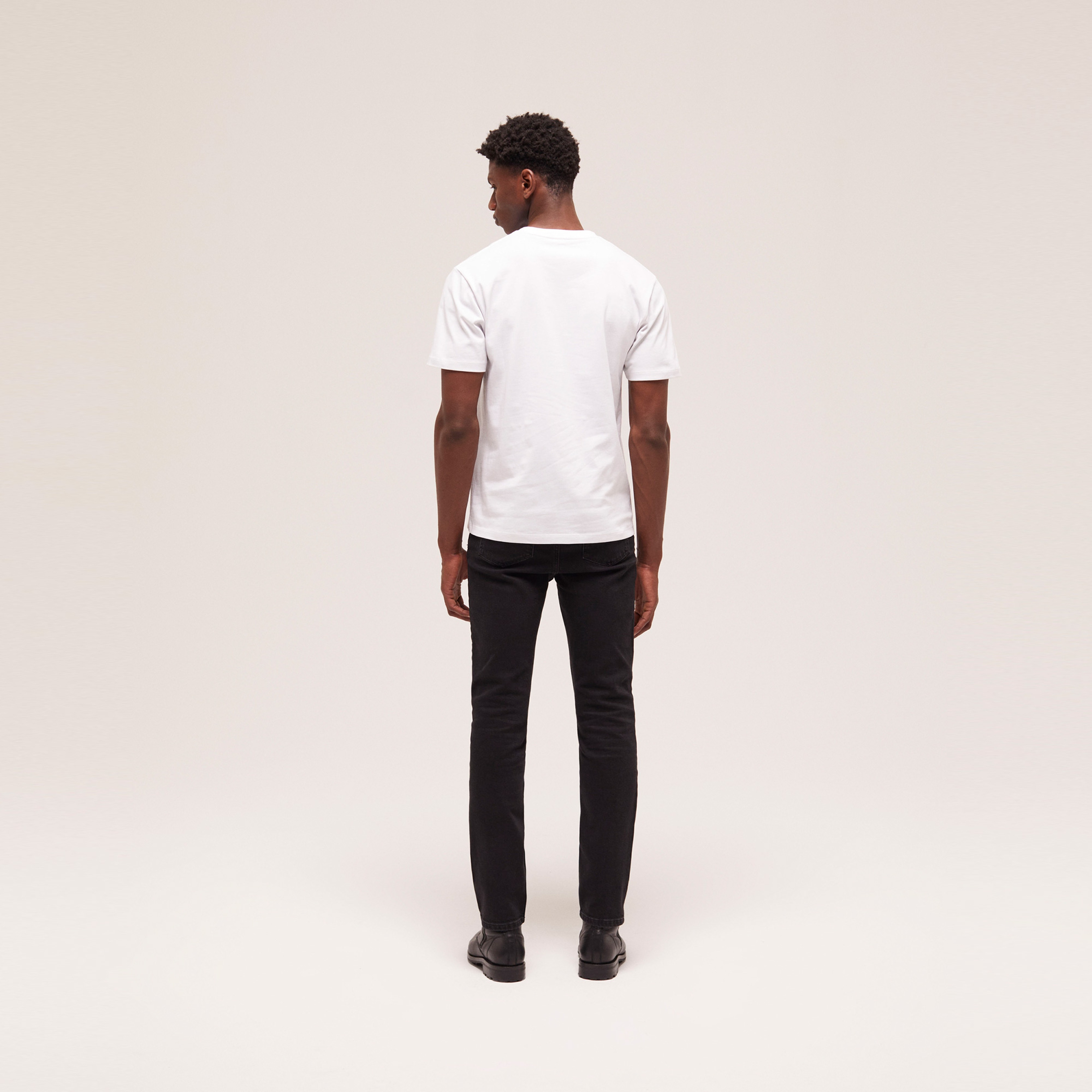 The Kooples Printed Cotton Erkek Beyaz T-Shirt