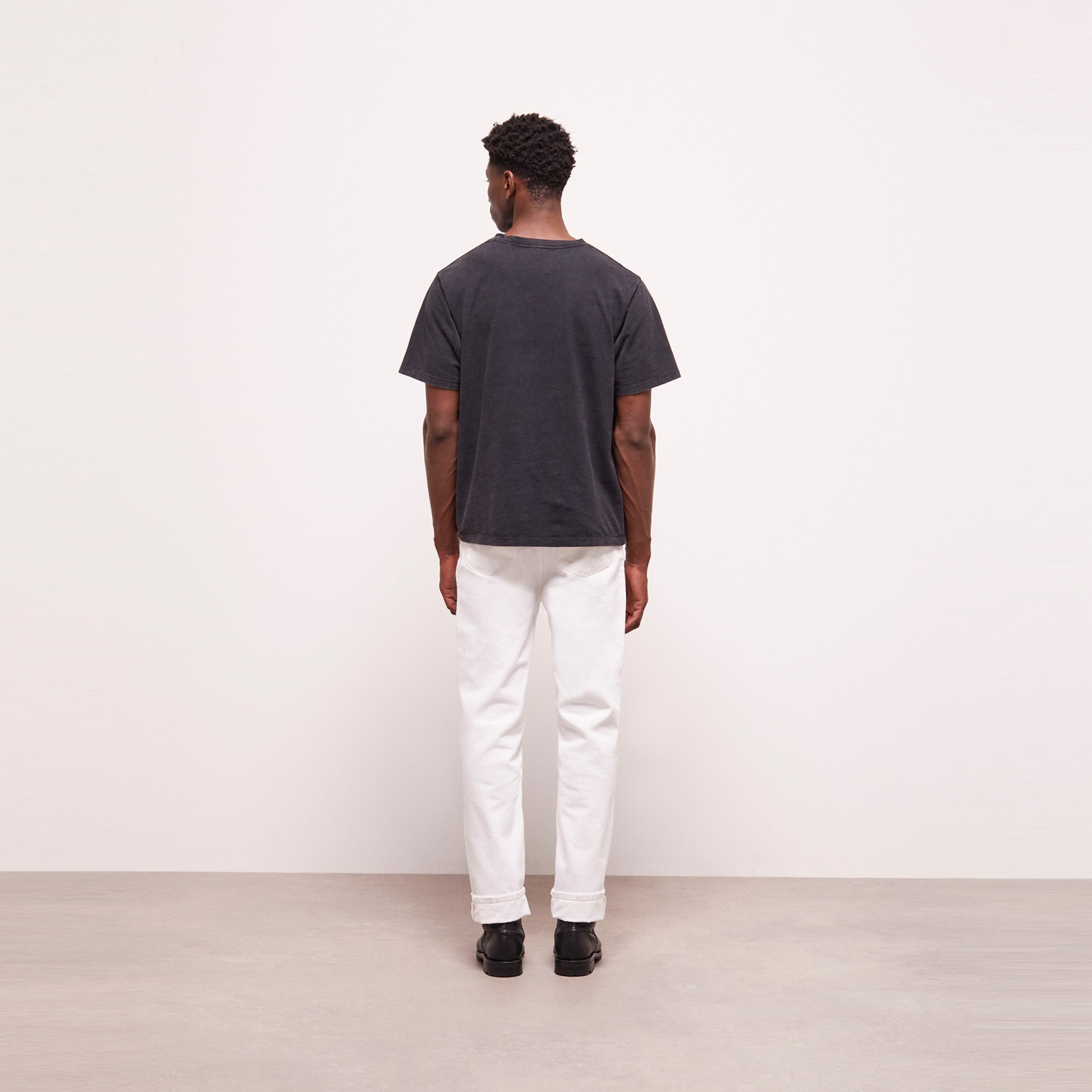 The Kooples Printed Cotton Erkek Gri T-Shirt