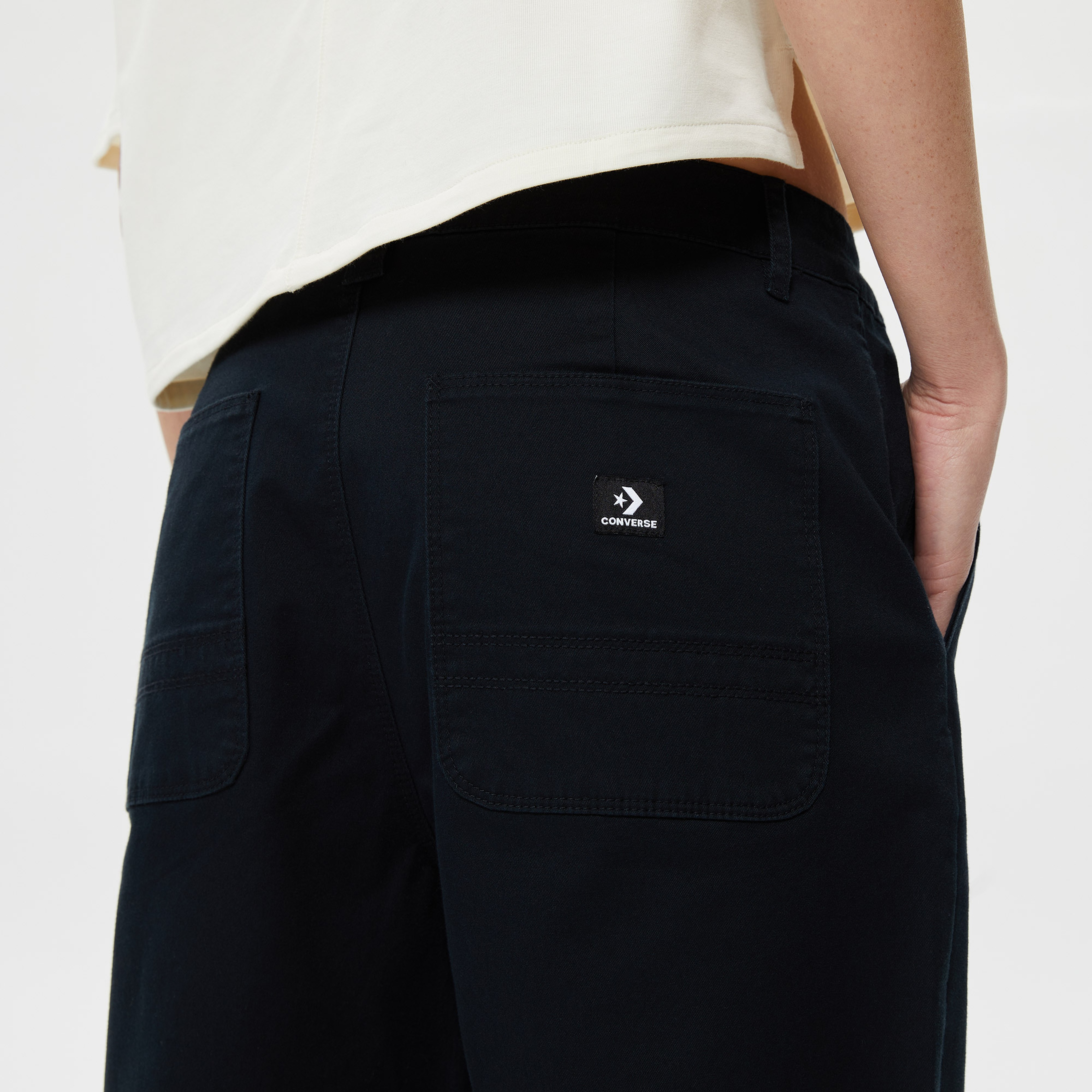 Converse Straight  Kadın Siyah Pantolon