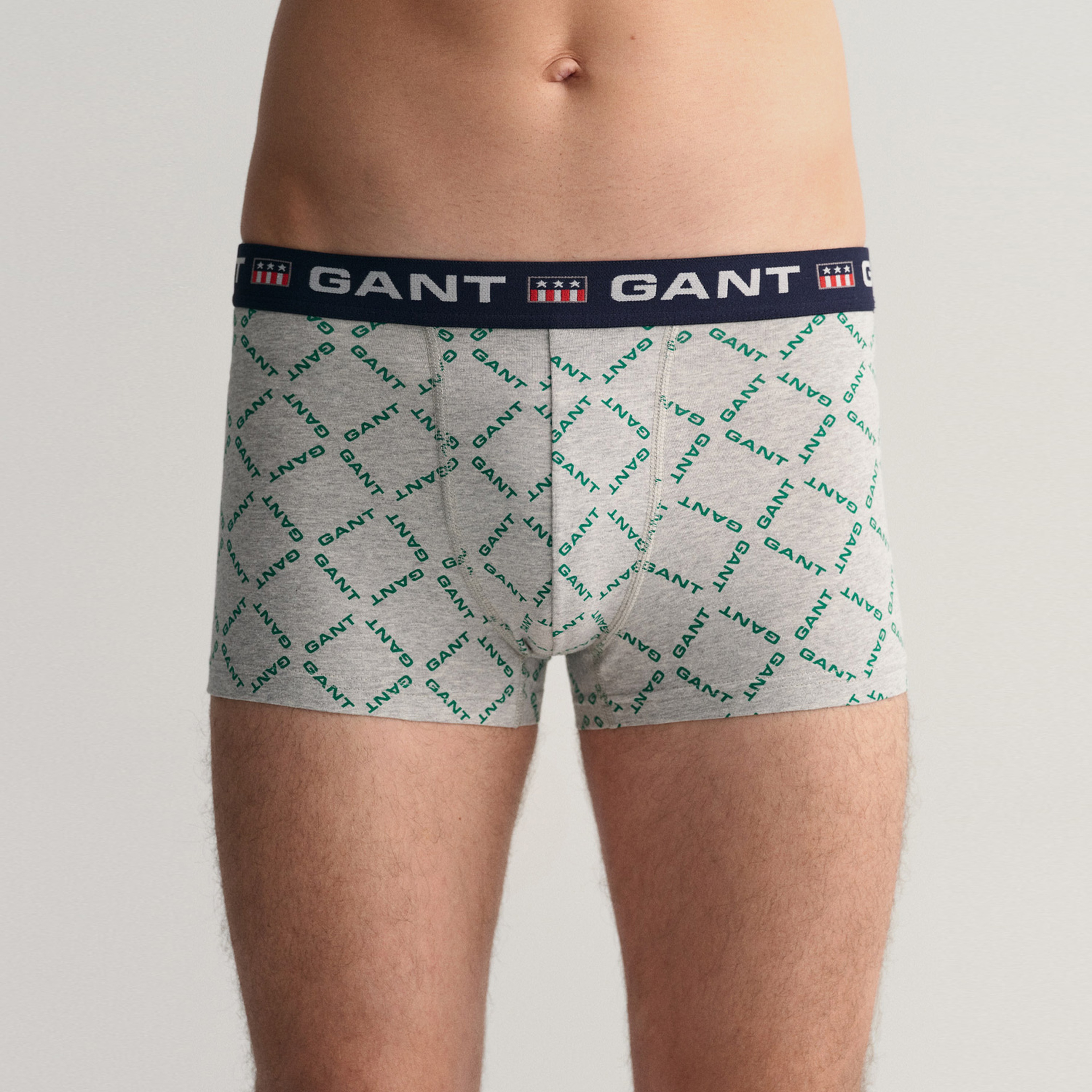 GANT Classic Erkek Siyah/Beyaz/Gri 3'lü Boxer