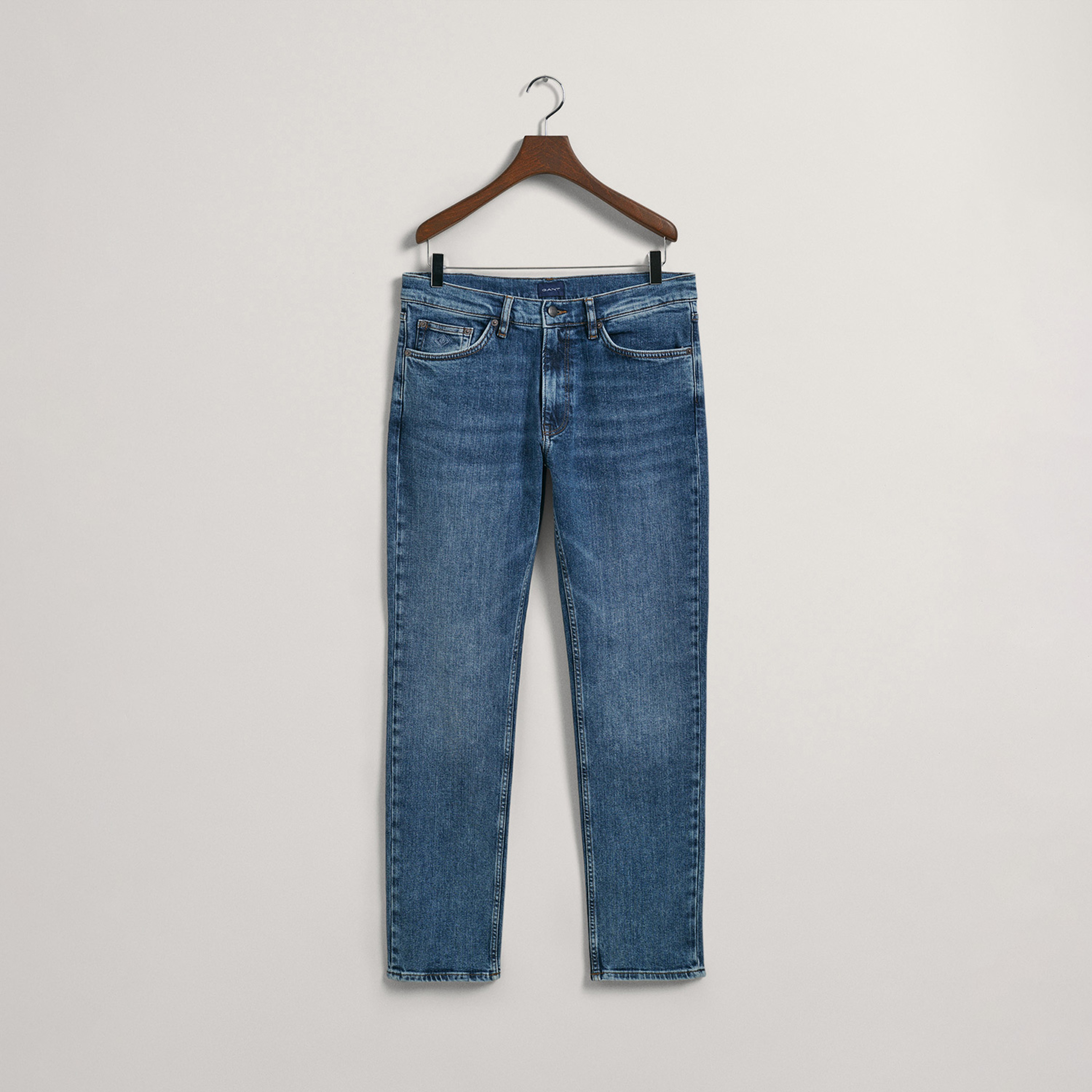GANT Erkek Mavi Slim Fit Hayes Jean Pantolon