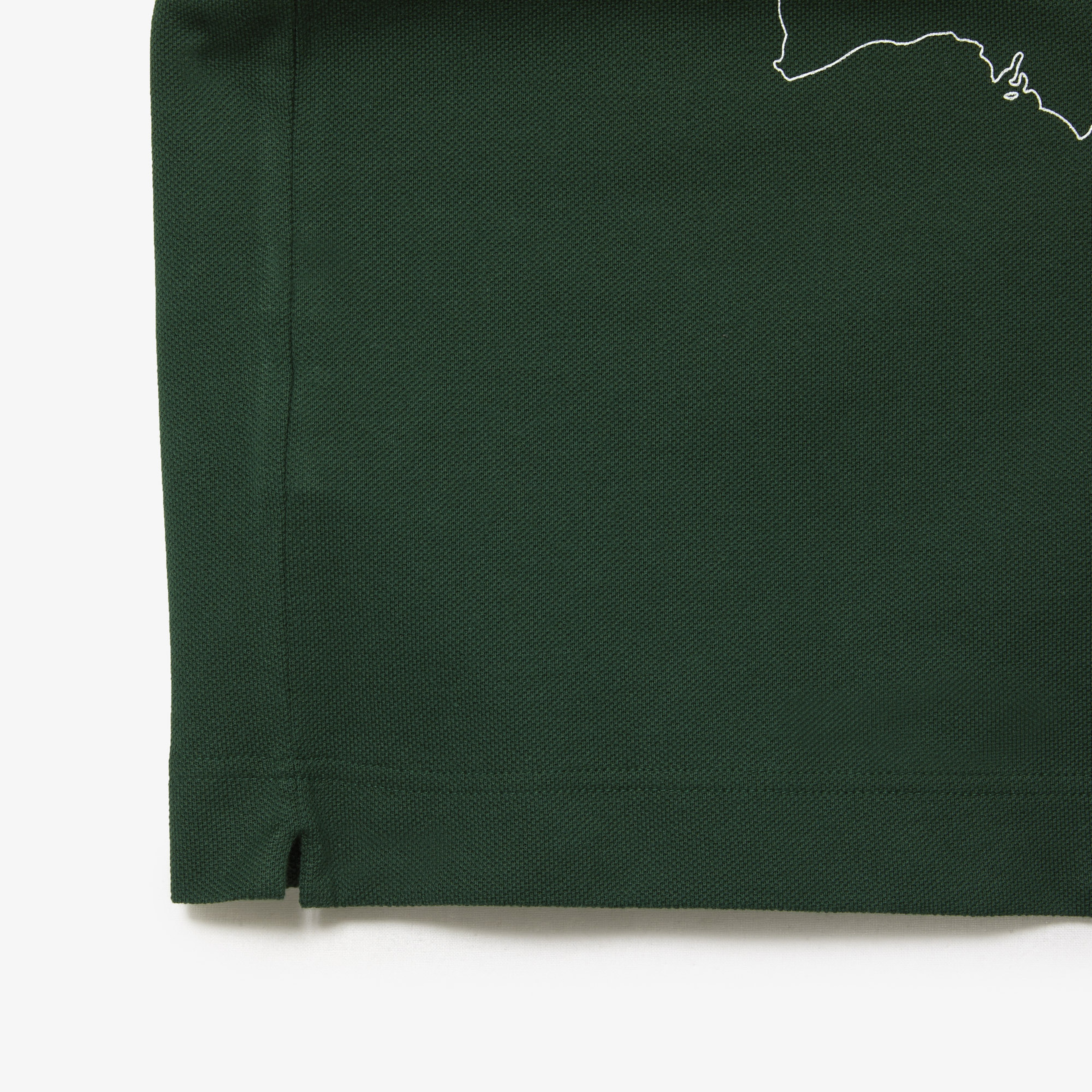 Erkek Classic Fit Baskılı Yeşil Polo