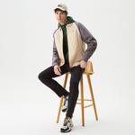 Erkek Gömlek Yaka Renk Bloklu Kahverengi Mont