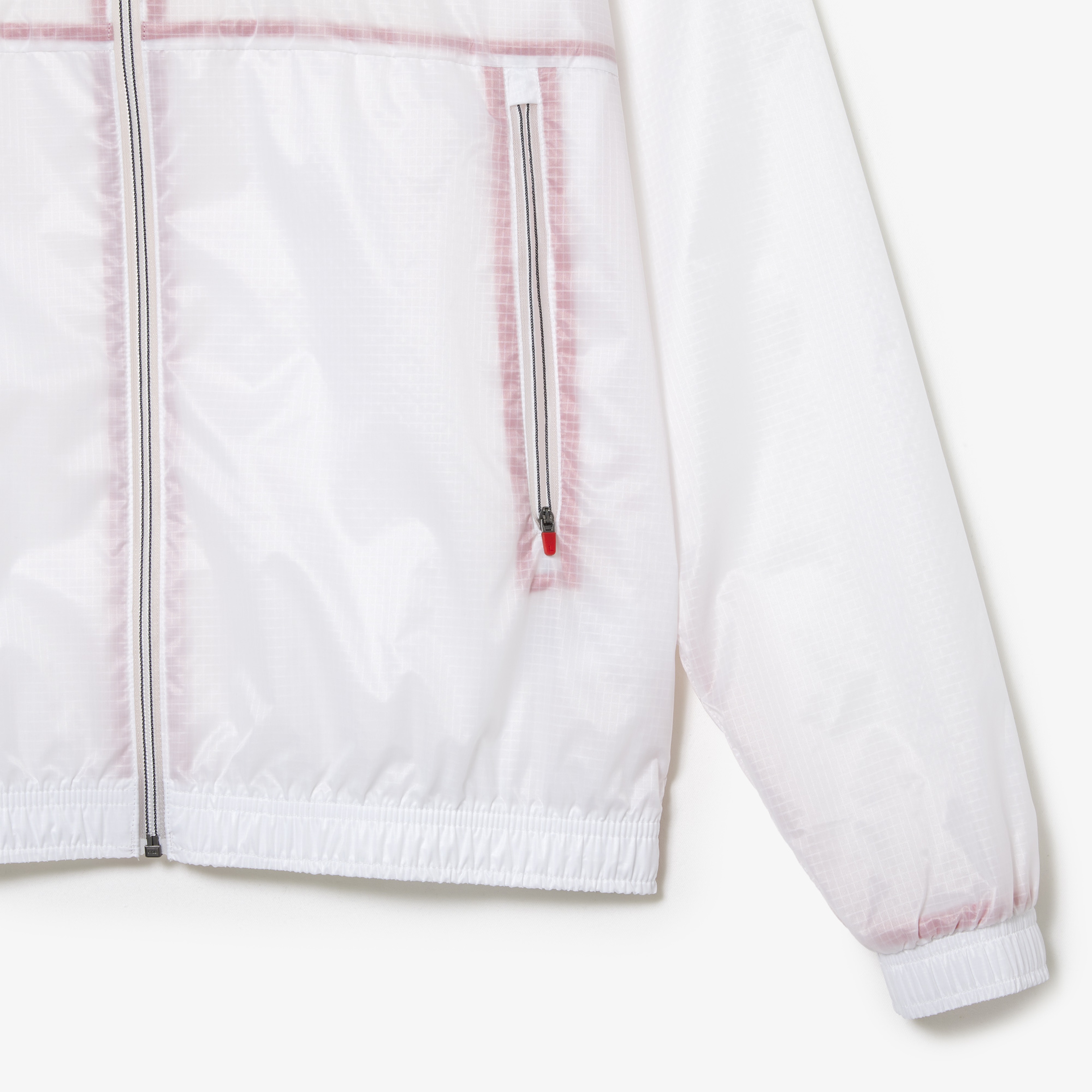 SPORT X Novak Djokovic Erkek Dik Yaka Beyaz Mont