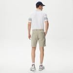 Erkek Slim Fit Kahverengi Bermuda