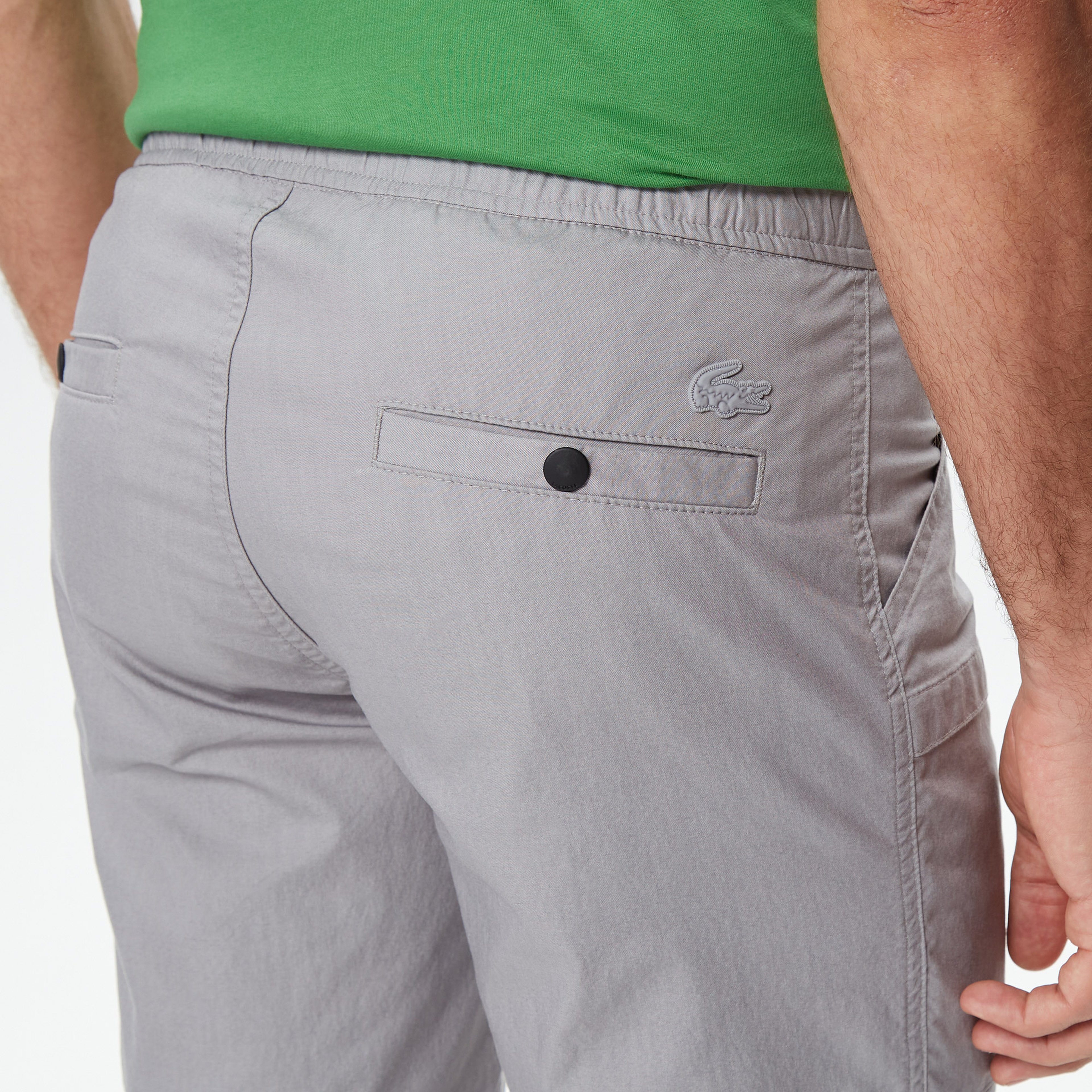 Erkek Regular Fit Gri Bermuda