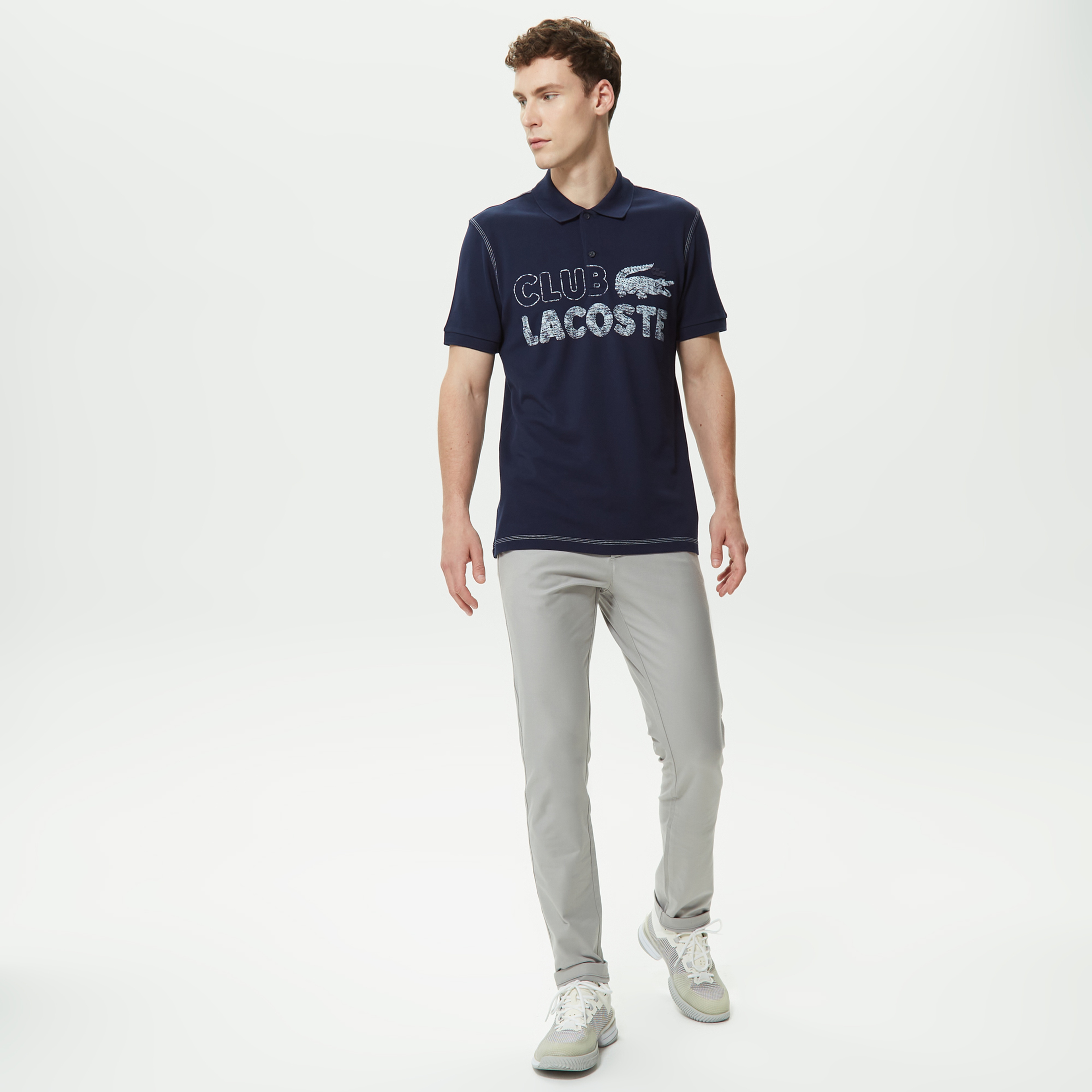 Erkek Slim Fit Gri Pantolon