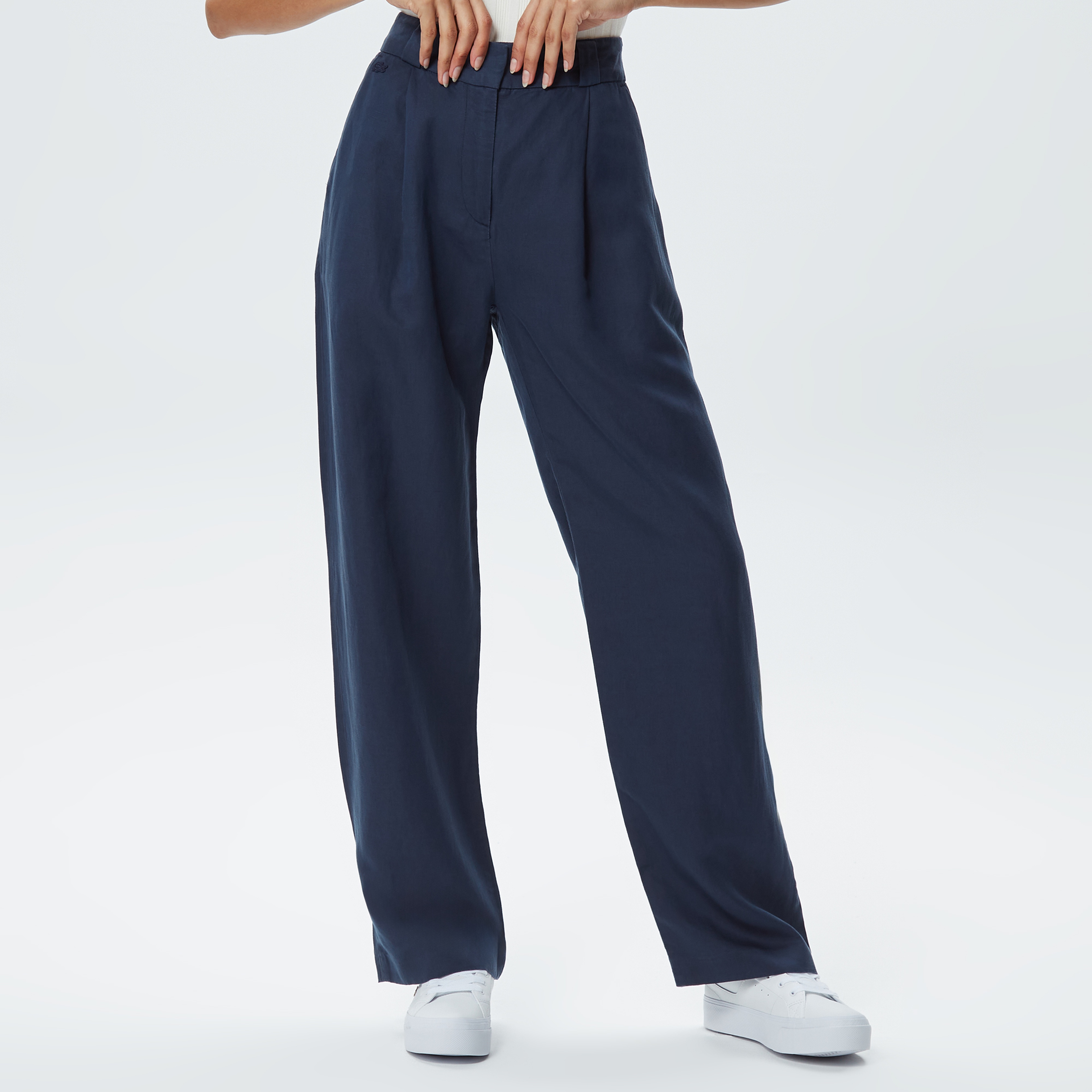 Kadın Chino Fit Lacivert Pantolon