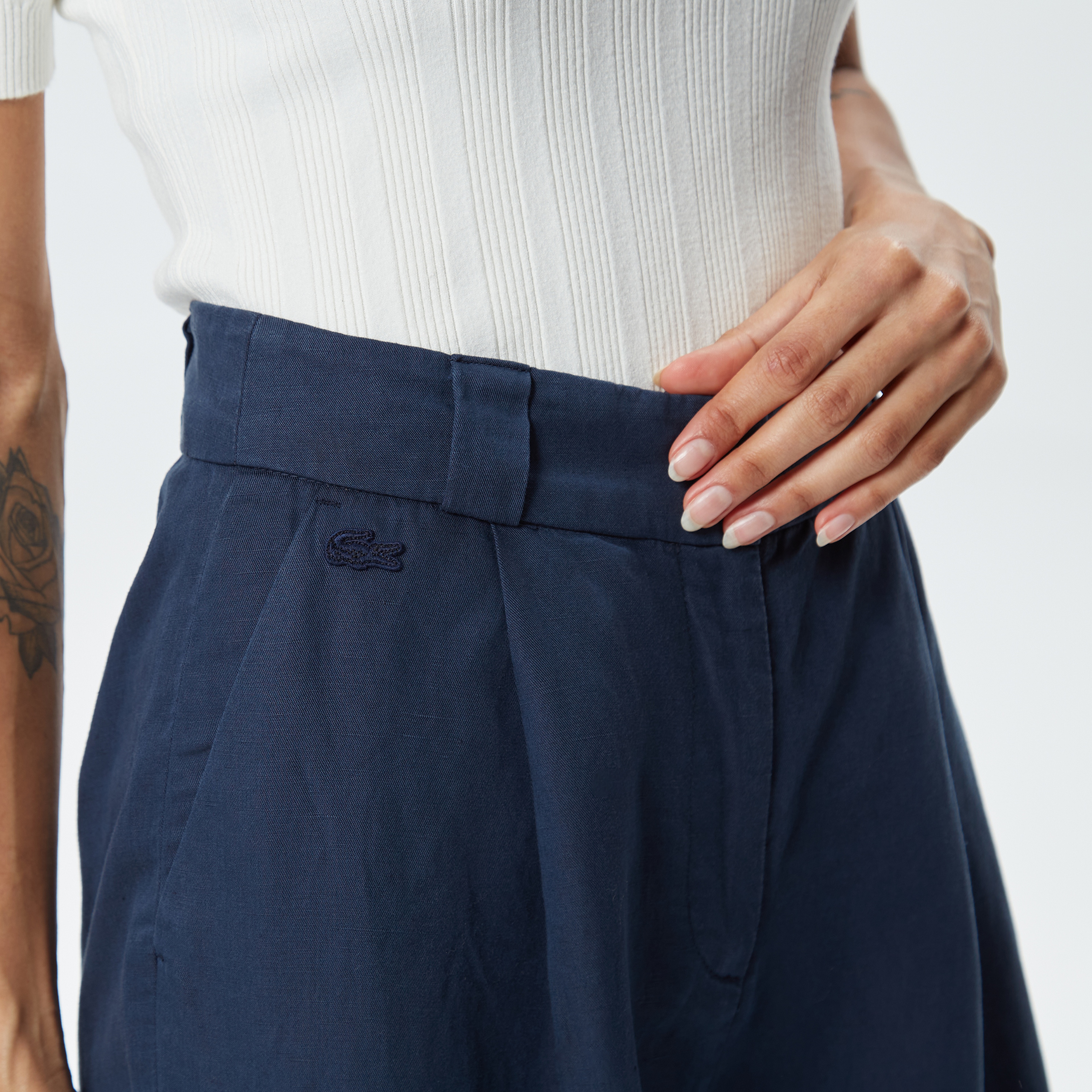 Kadın Chino Fit Lacivert Pantolon