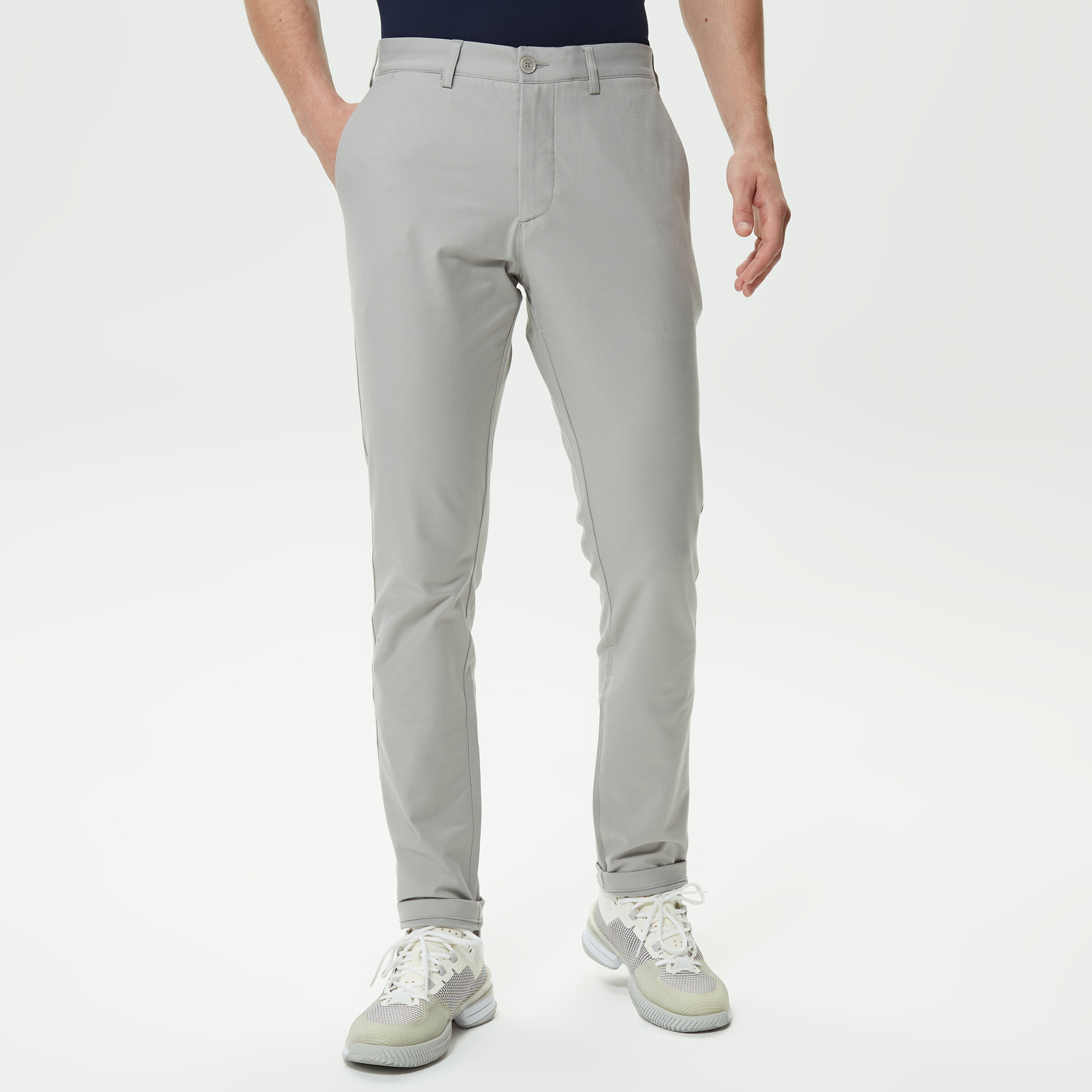 Erkek Slim Fit Gri Pantolon
